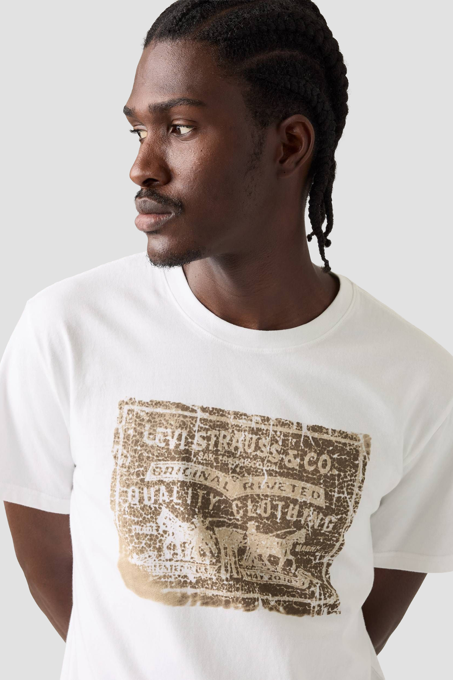 Мужская белая футболка Levi’s® 16143;2608