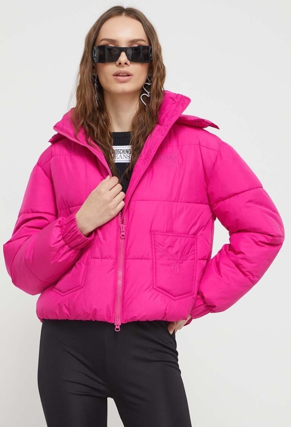 Жіноча малинова куртка Moschino A0609.8720;0244 — Ultrashop