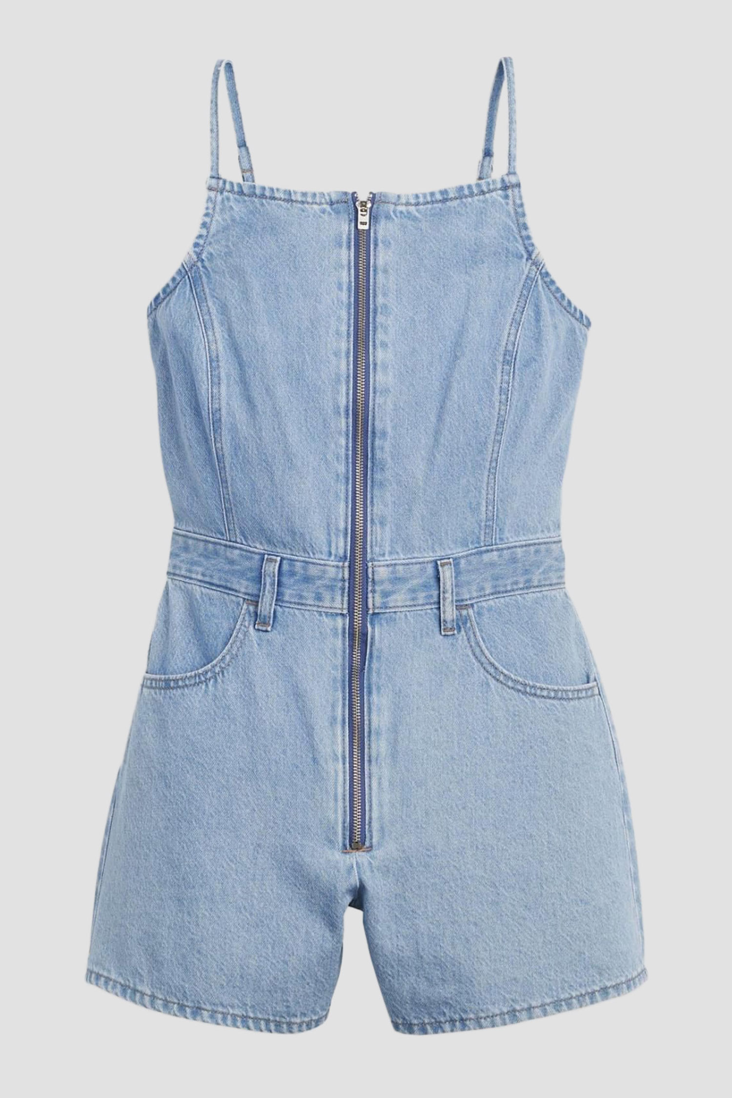 Женский голубой джинсовый комбинезон Levi’s® 005NW;0001