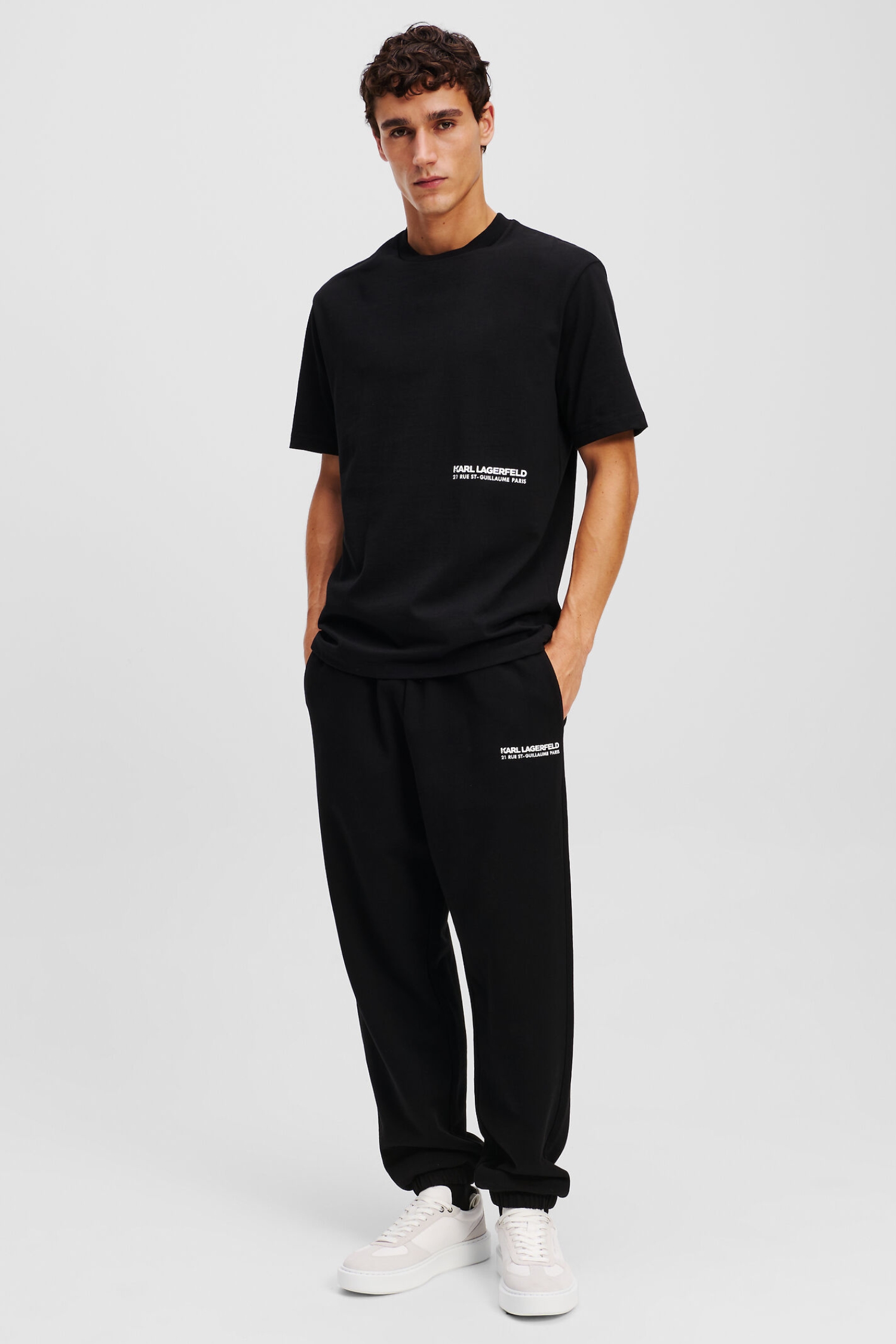 Мужская черная футболка Karl Lagerfeld 551230.755192;990