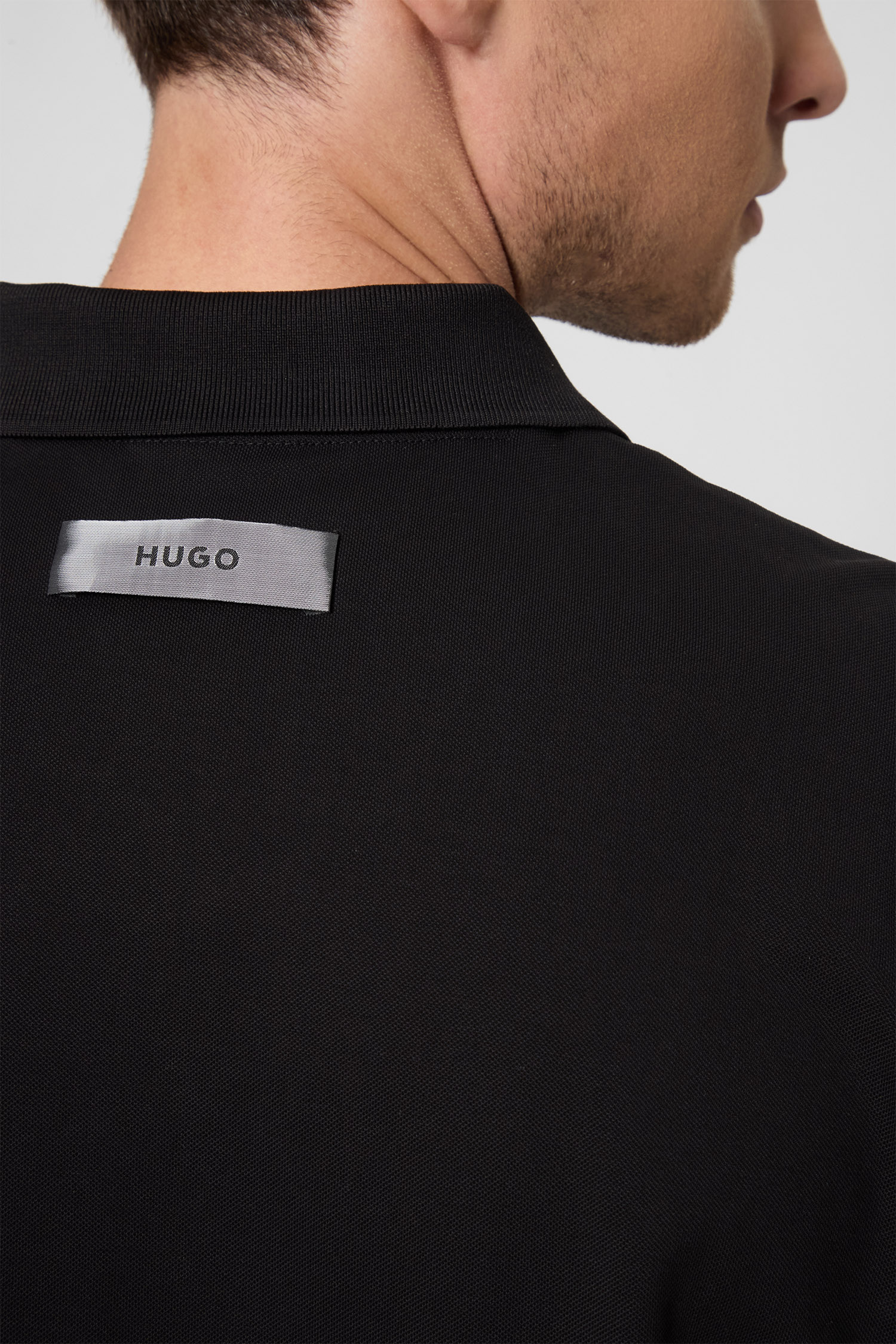 Мужское черное поло HUGO 50542770;001