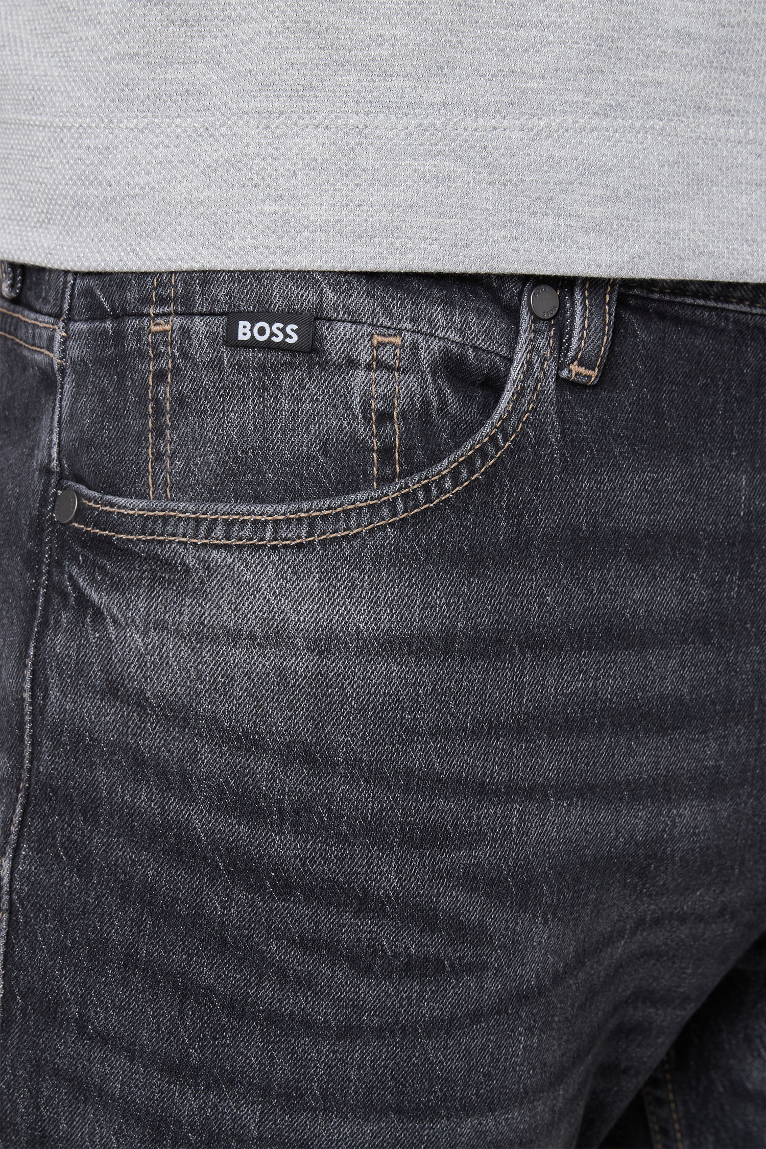 Мужские серые джинсы BOSS 50544884;019