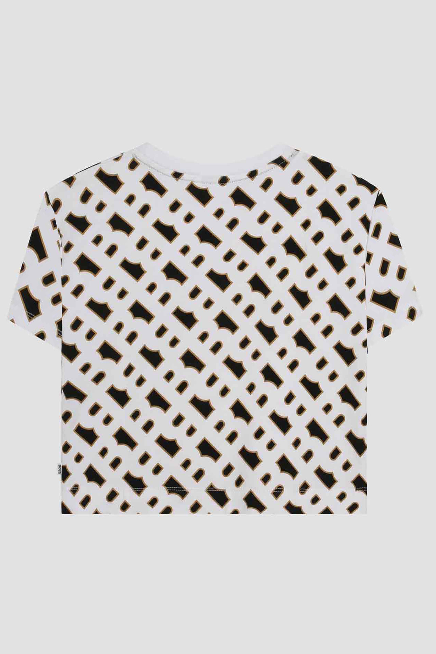 Детская футболка с узором BOSS kids J15488;10P