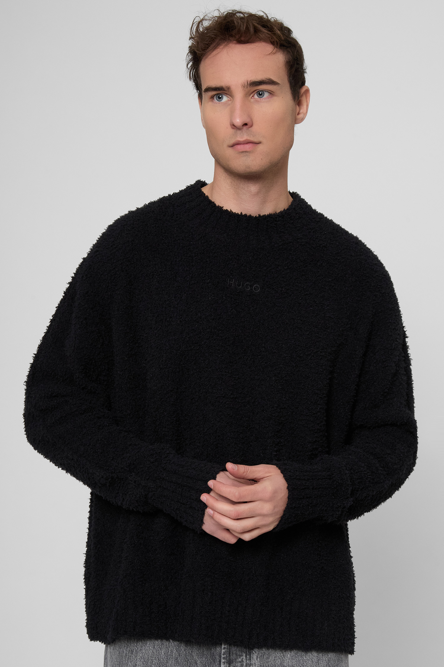 Чоловічий чорний джемпер HUGO BLUE 50524526;001