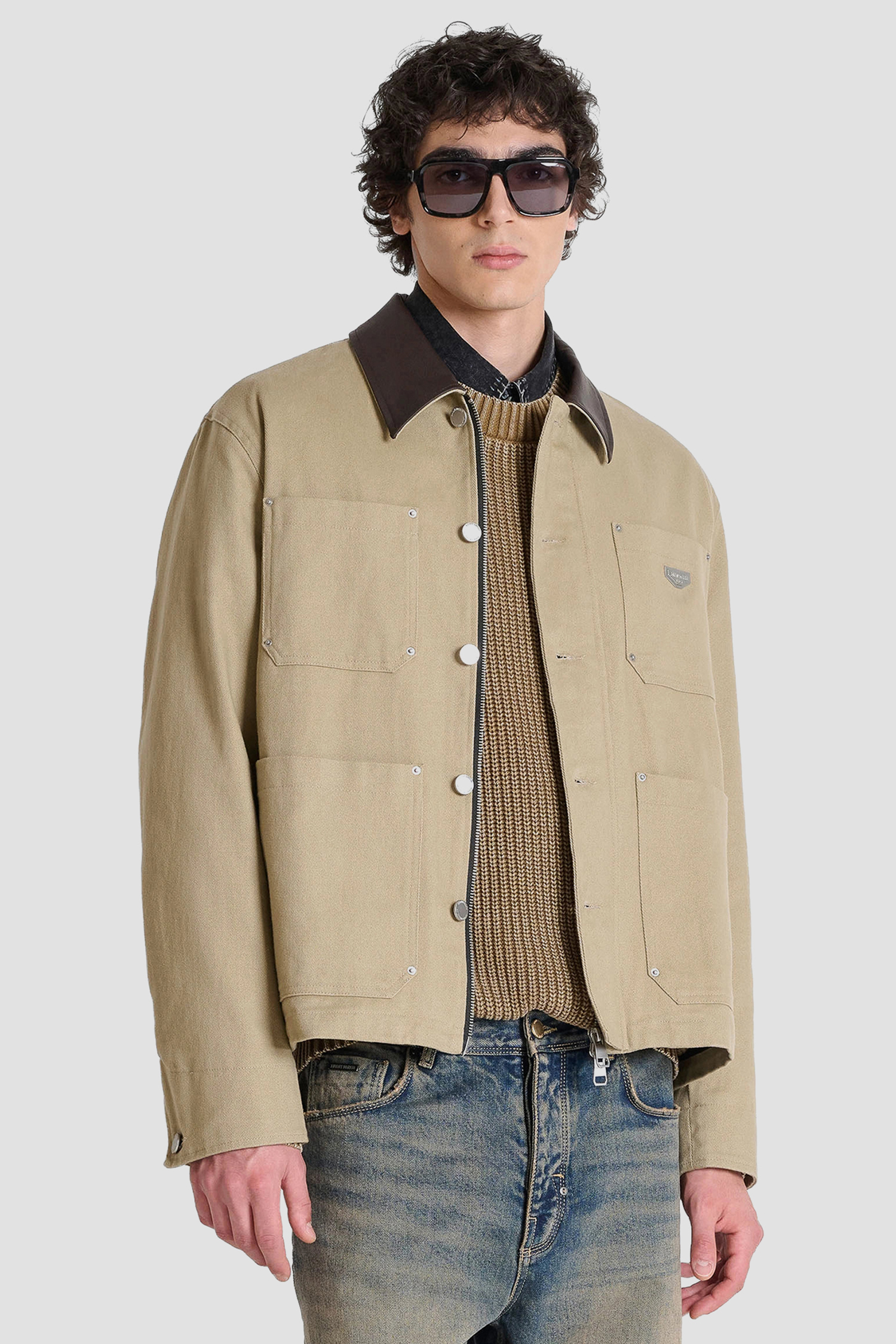 Мужская бежевая куртка Antony Morato MMCO00984.FA900148;2000