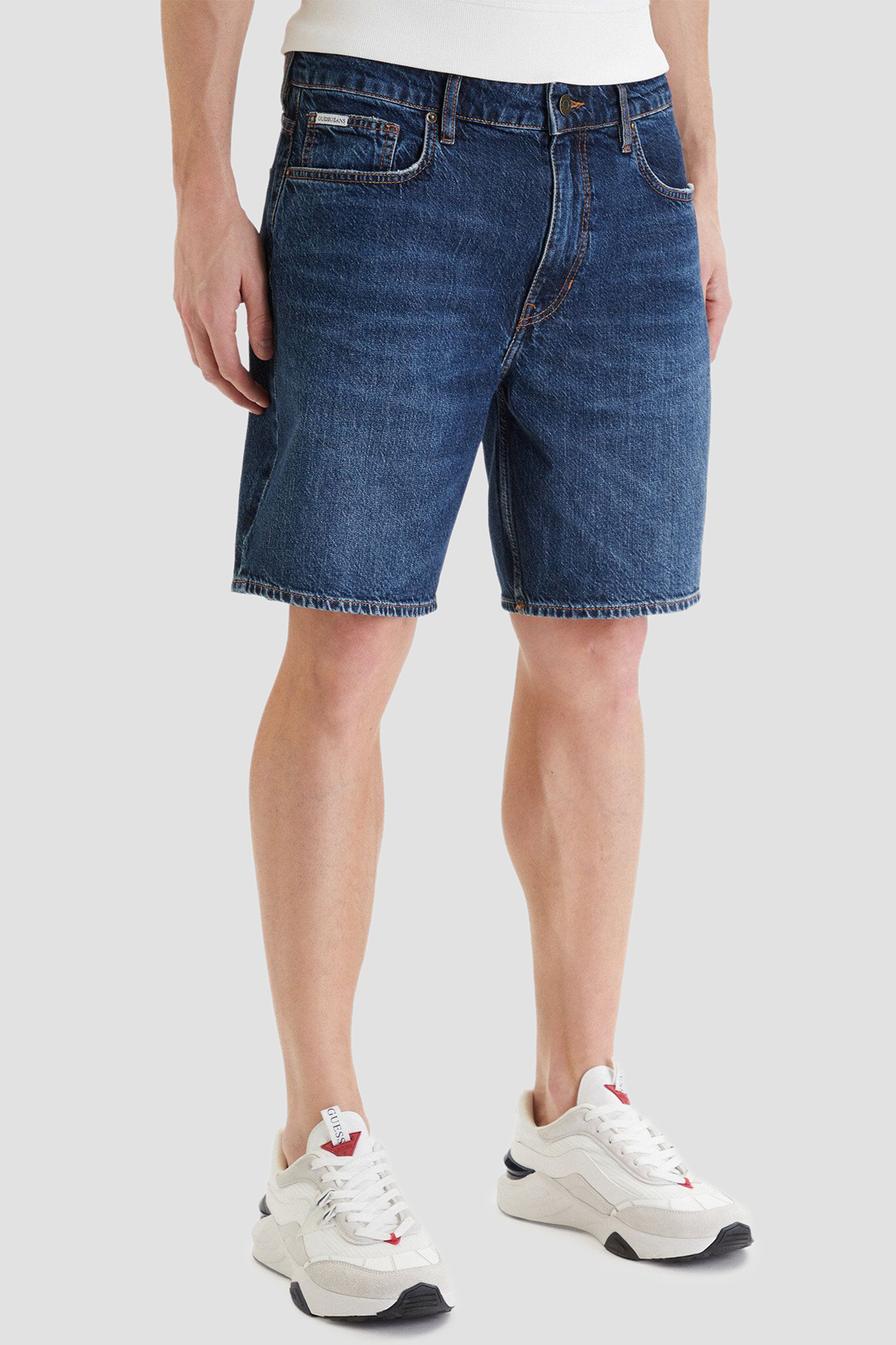Чоловічі сині джинсові шорти Guess Jeans M6GD37.D5M5U;GJEW