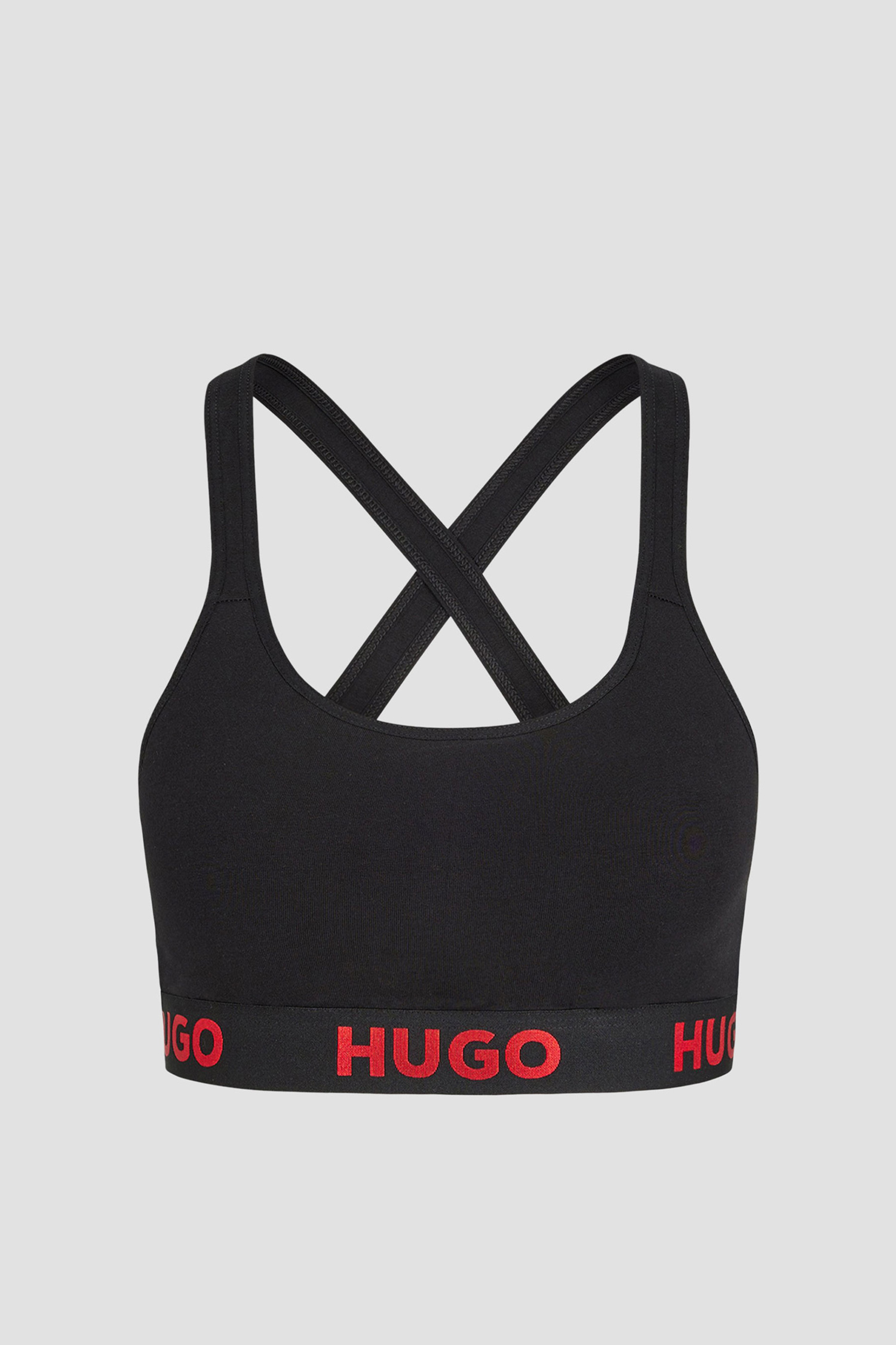 Женский черный топ HUGO 50469628;001