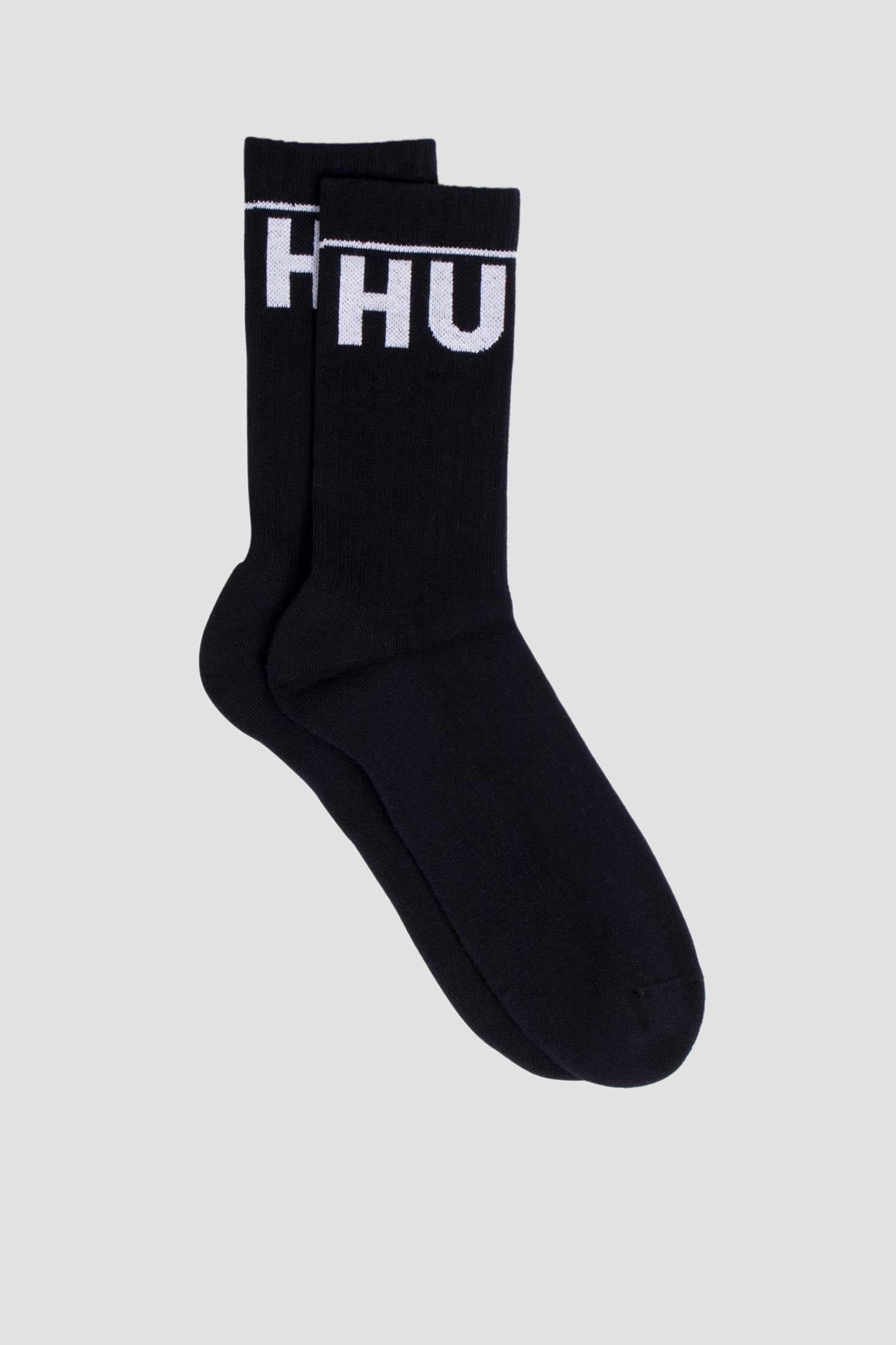 Чоловічі чорні шкарпетки (2 пари) HUGO 50510647;001