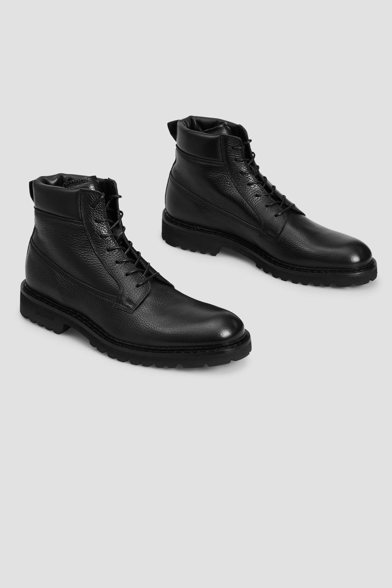 Чоловічі чорні шкіряні черевики BALDININI U2B303CEMW;NENE