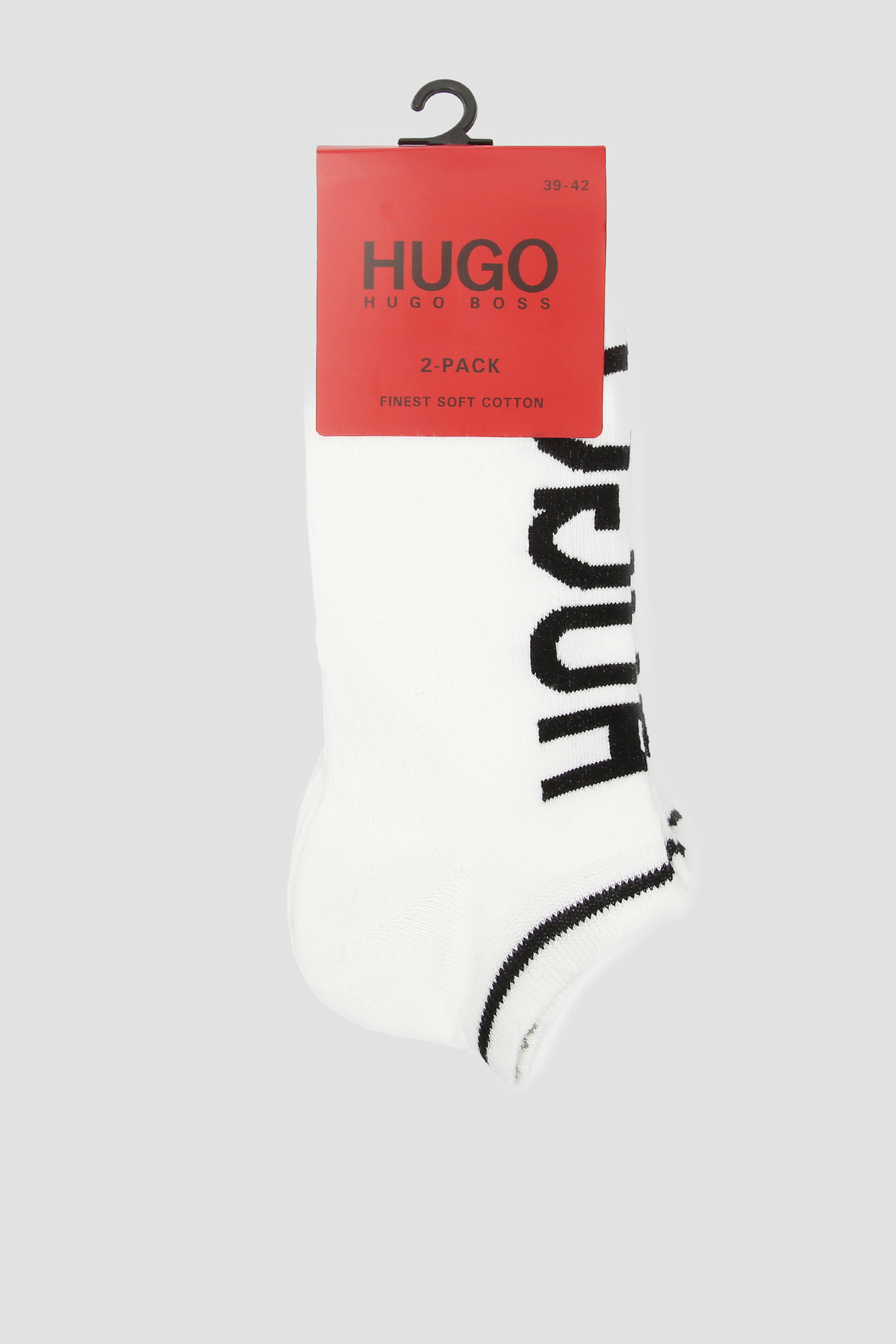 Мужские белые носки (2 пары) HUGO 50401967;100