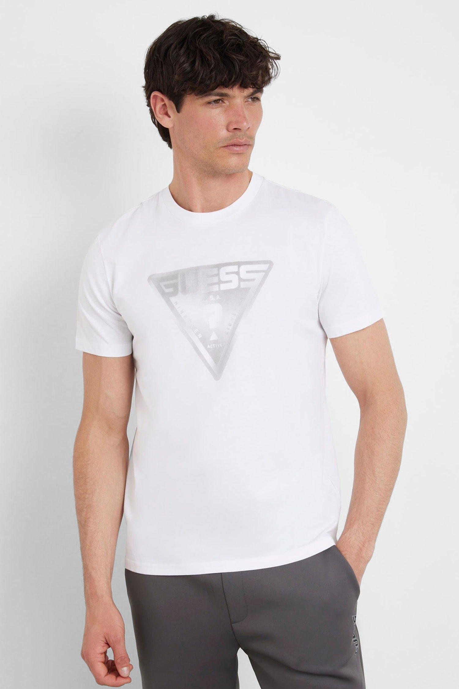 Мужская белая футболка Guess Z4YI12.I3Z14;G011