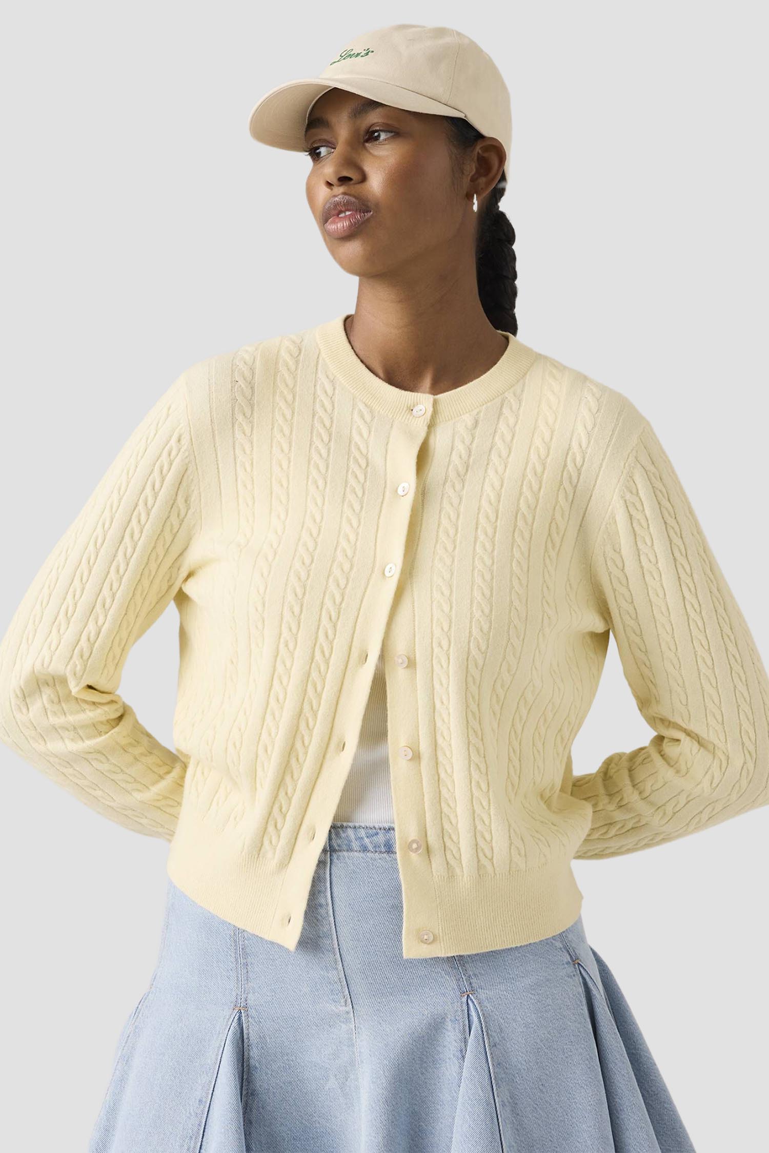 Женский желтый кардиган Levi’s® 0037P;0016