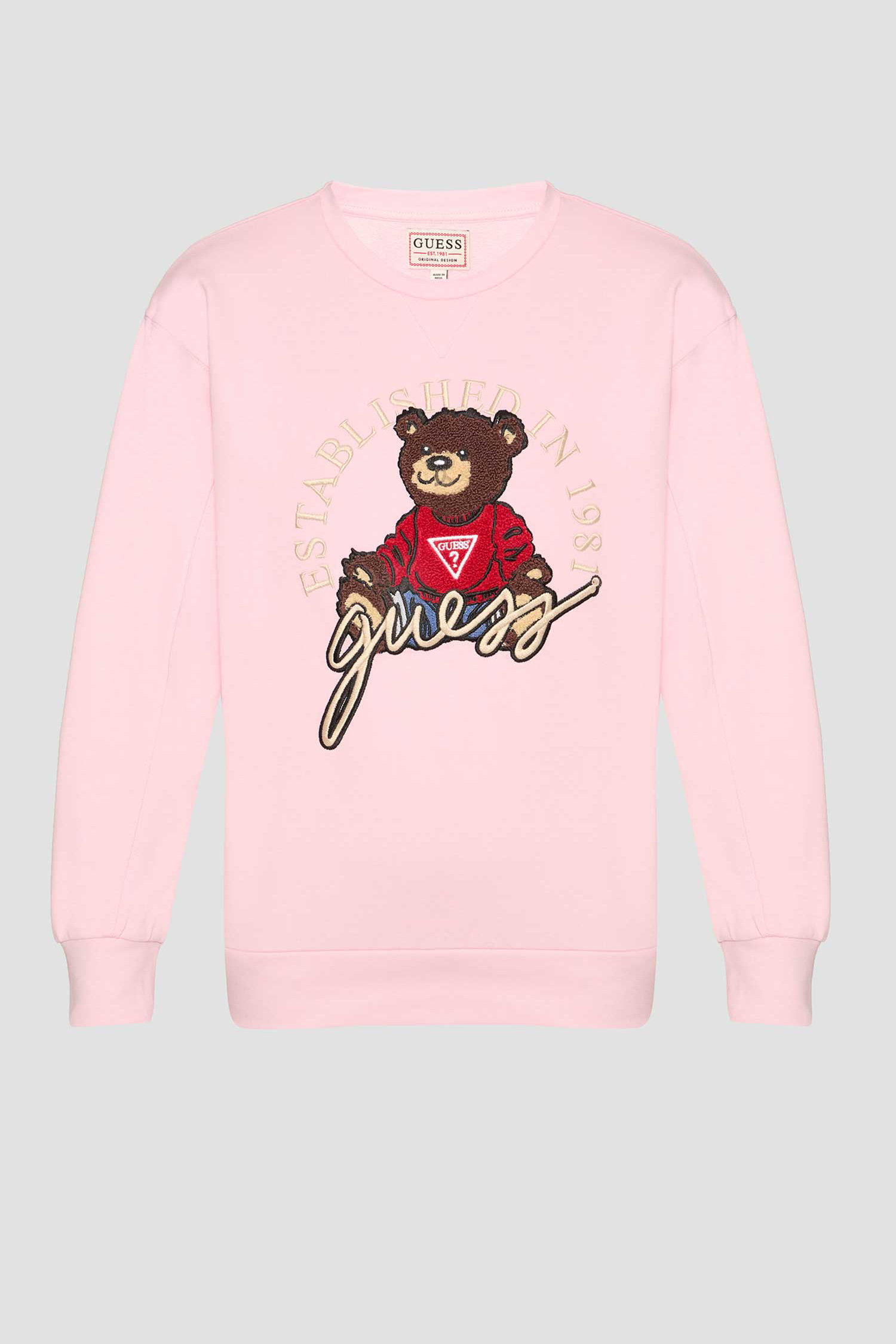 Дитячий рожевий світшот Guess Kids H5RJ01.KAD74;G65U