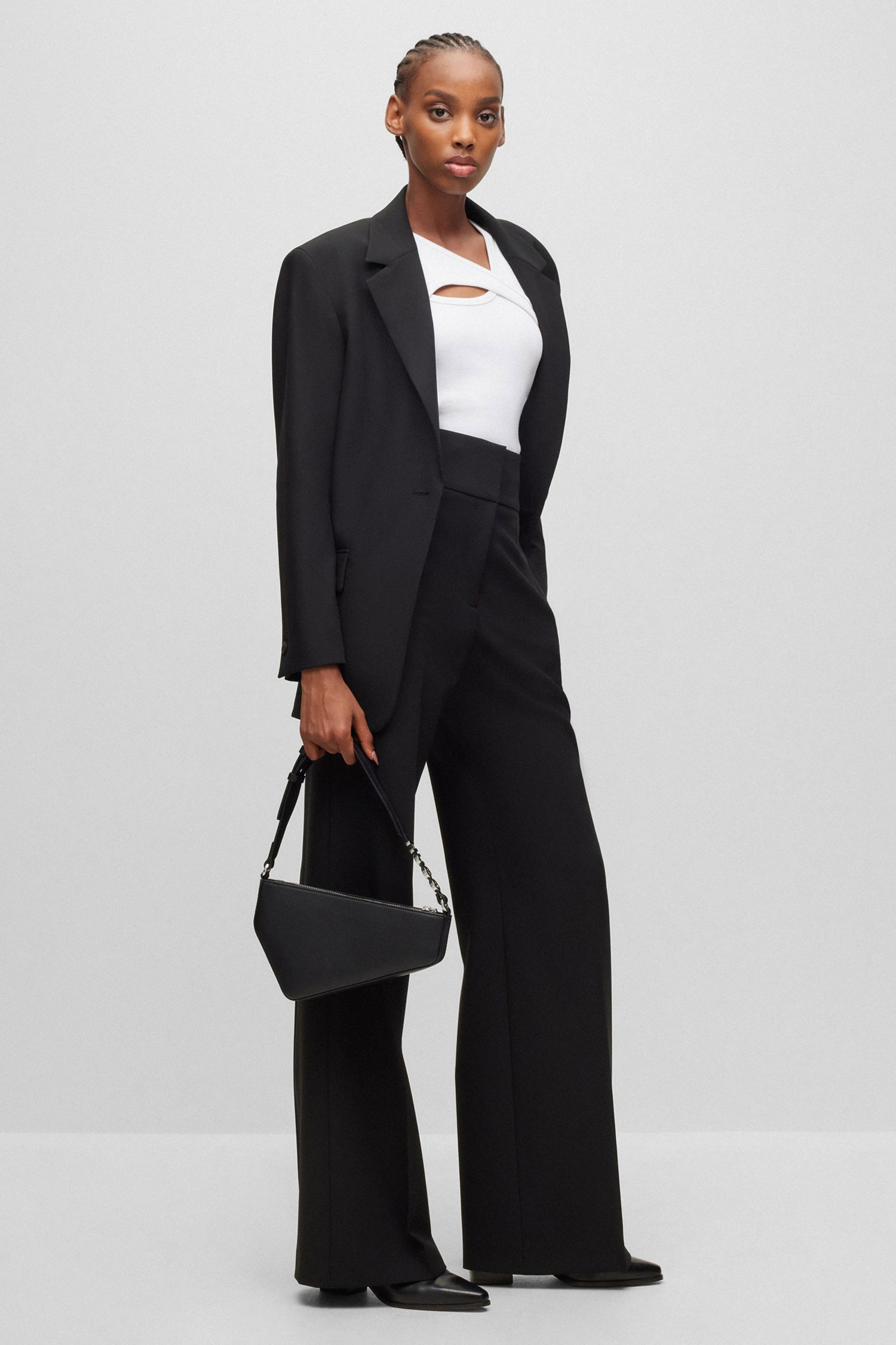 Жіночі чорні брюки HUGO 50509253;001