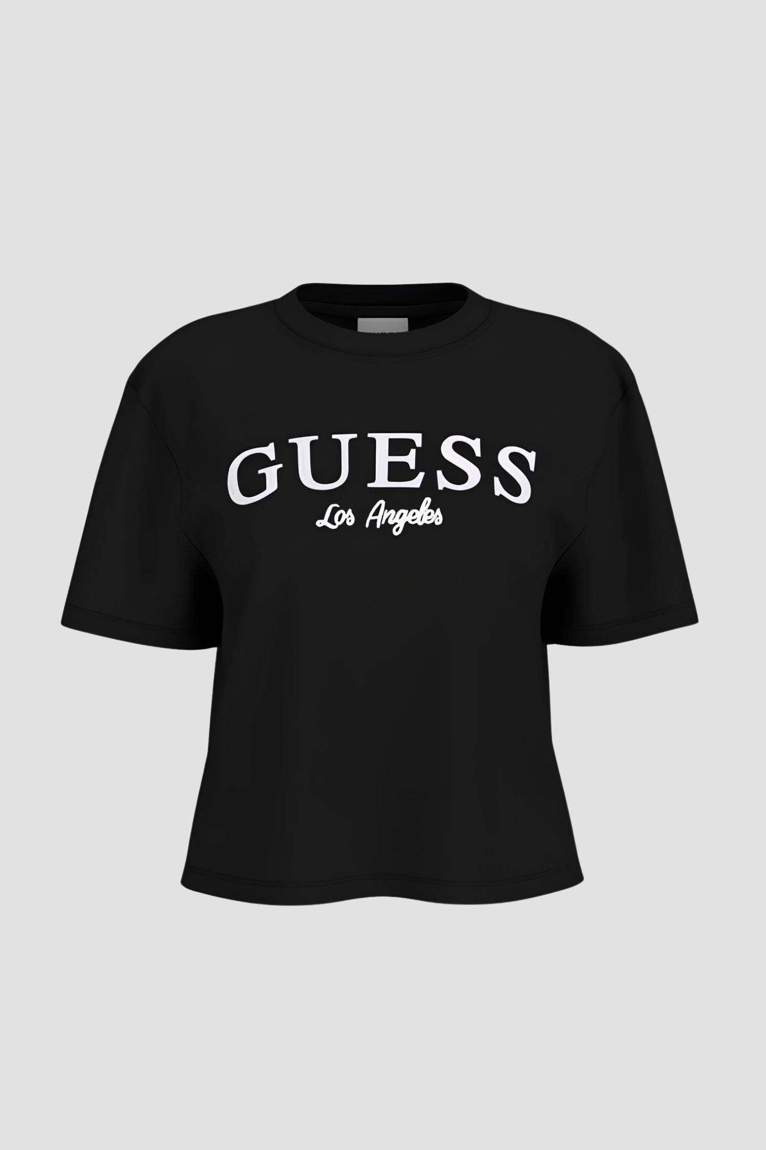 Жіноча чорна футболка Guess V5GI09.K9RM1;JBLK