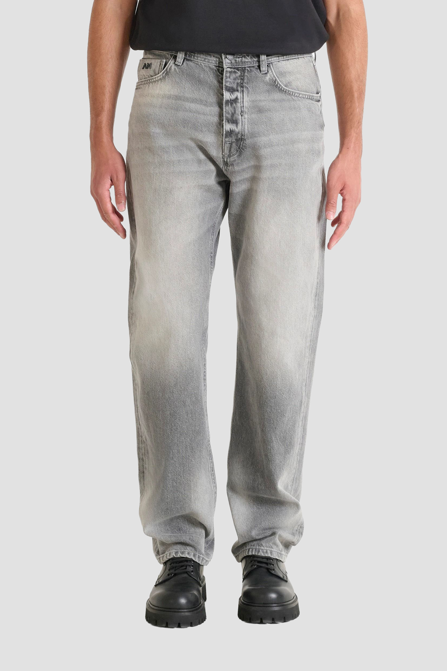 Мужские серые джинсы Antony Morato MMDT00295.FA700160;9000