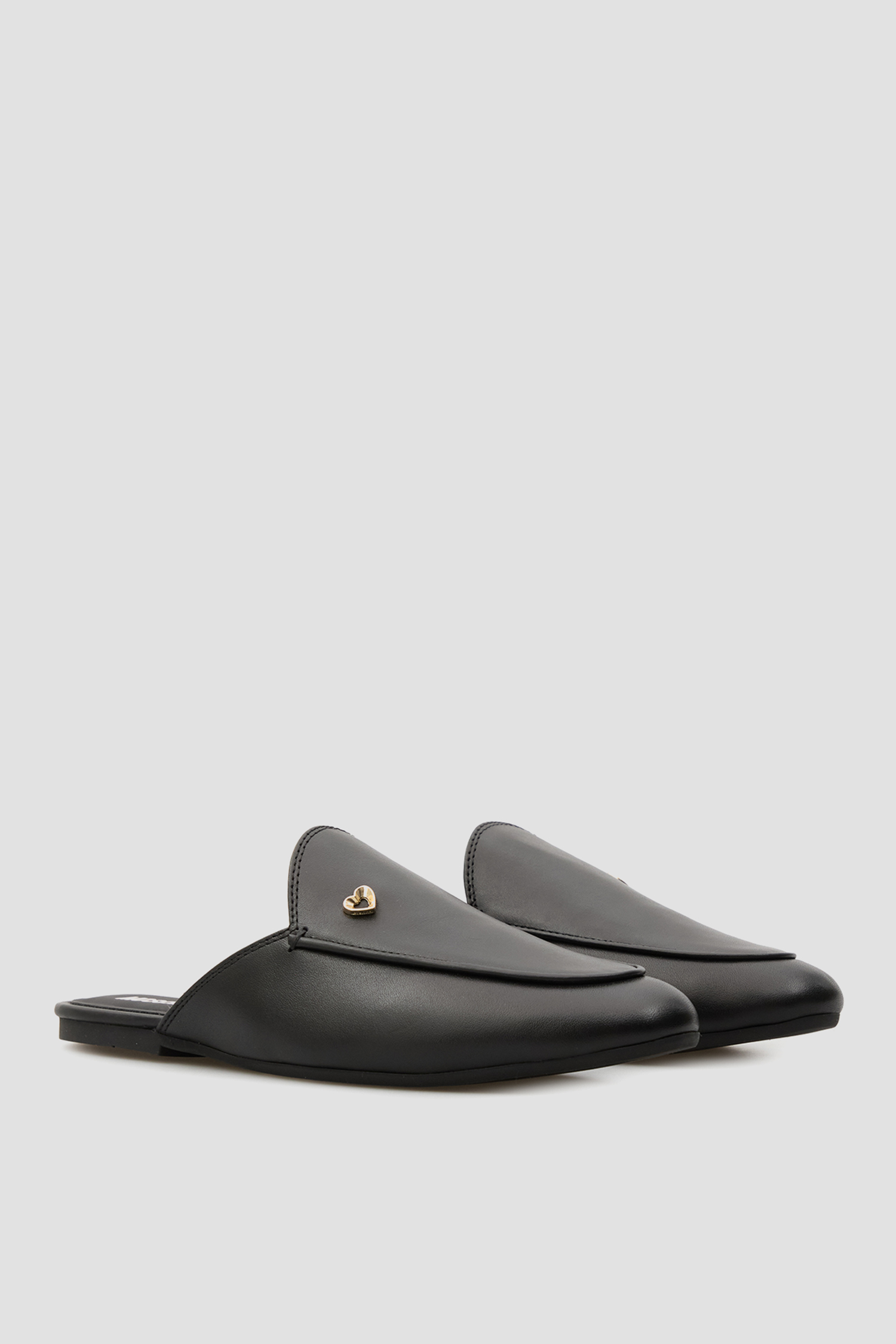 Женские черные кожаные мюли Moschino JA10021G1O.IE0;000