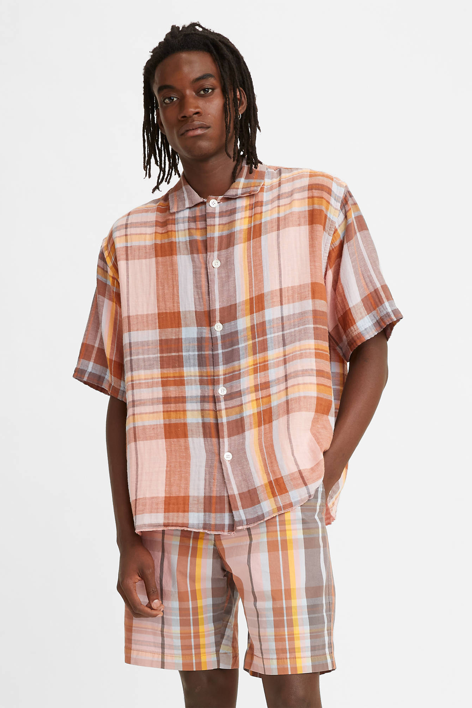 Мужская рубашка в клетку Levi’s® A1921;0001