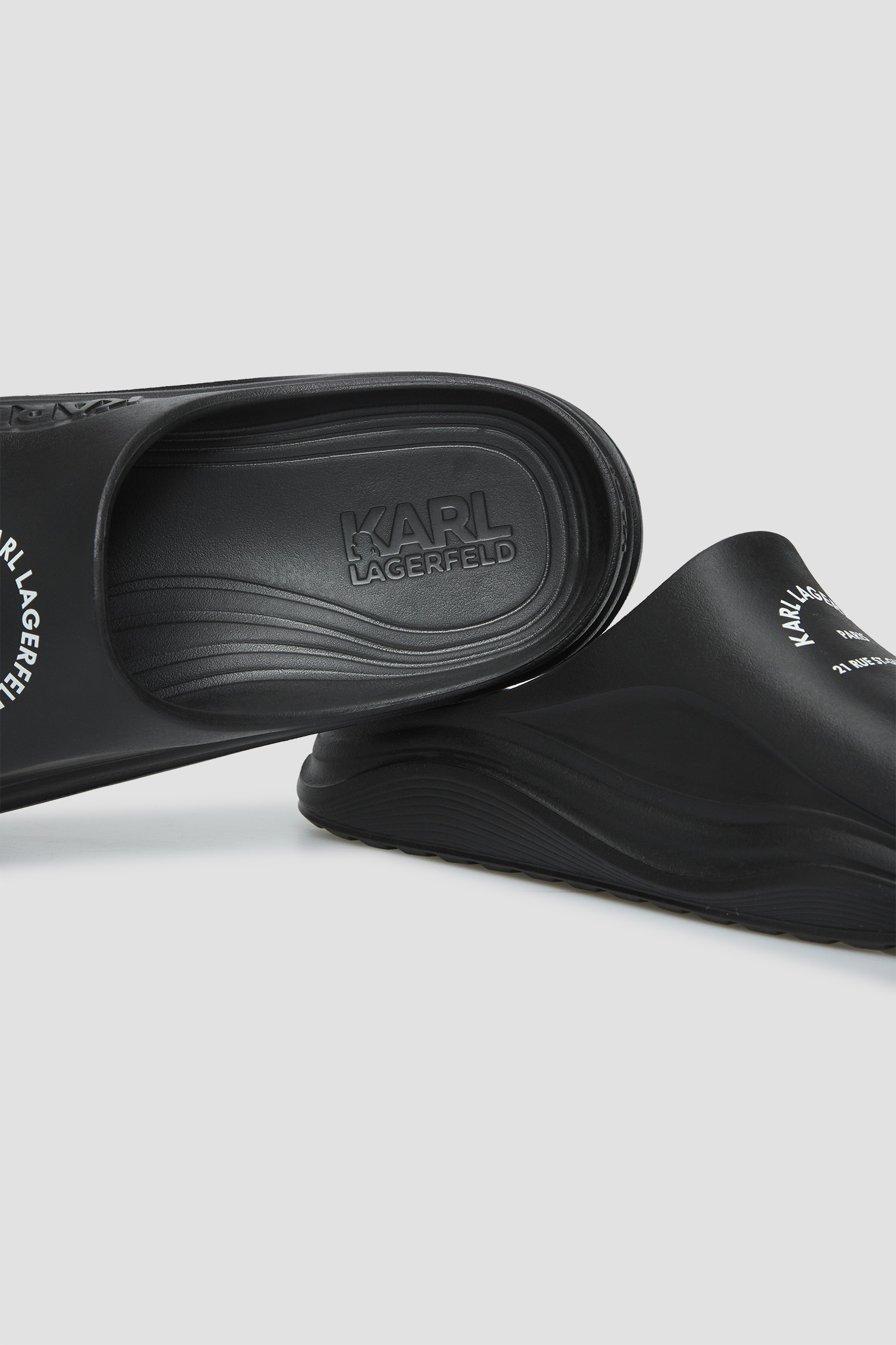 Чоловічі чорні слайдери Karl Lagerfeld 542476.855024;990