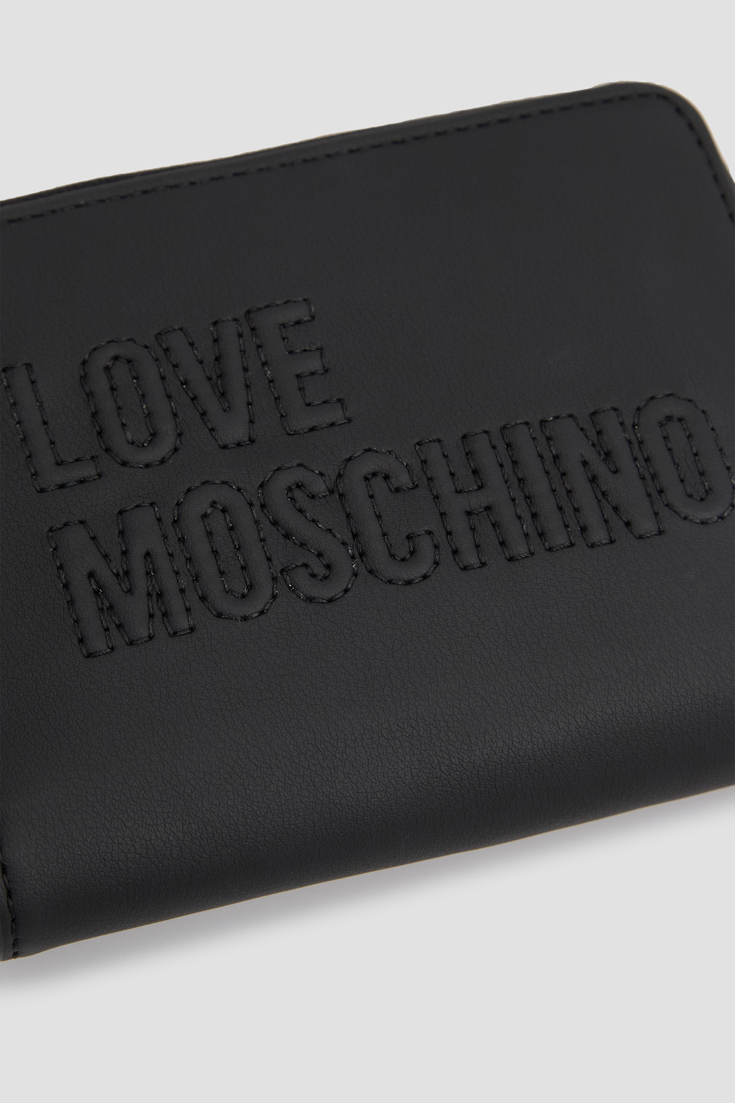 Жіночий чорний гаманець Moschino JC5502PP1O.LE0;000