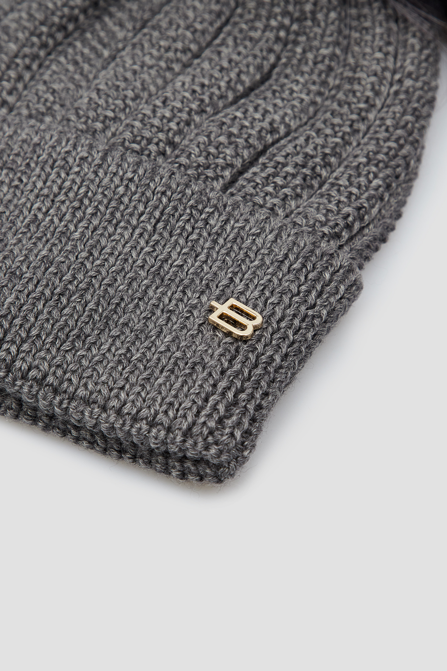 Женская серая шерстяная шапка BALDININI L3B020XXMSLA;0700