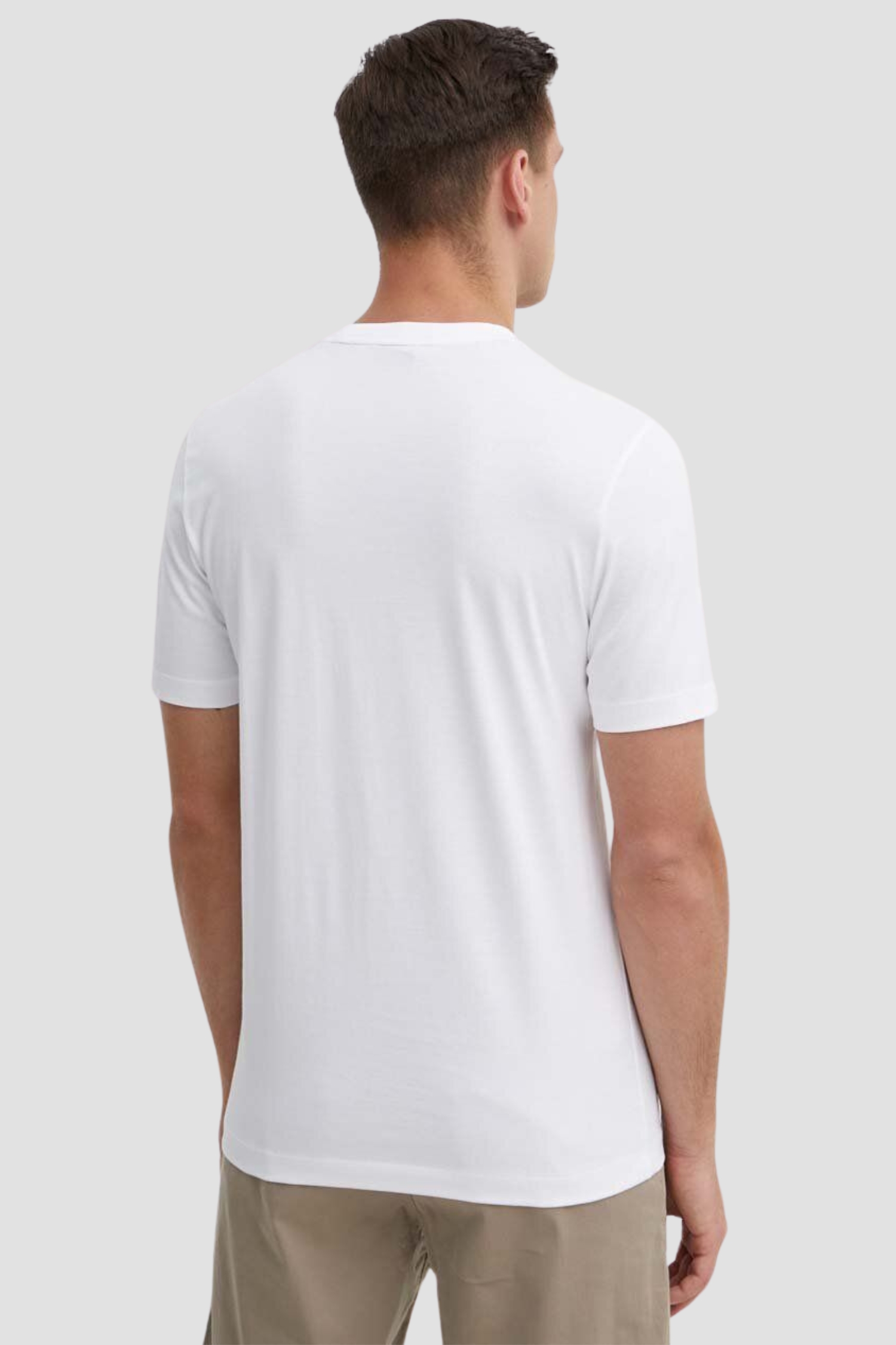 Мужская белая футболка BOSS 50512132;100