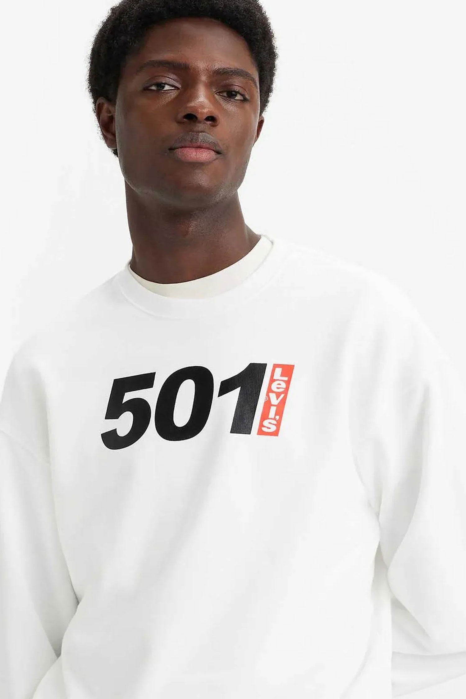 Мужской белый свитшот Levi’s® 38712;0214