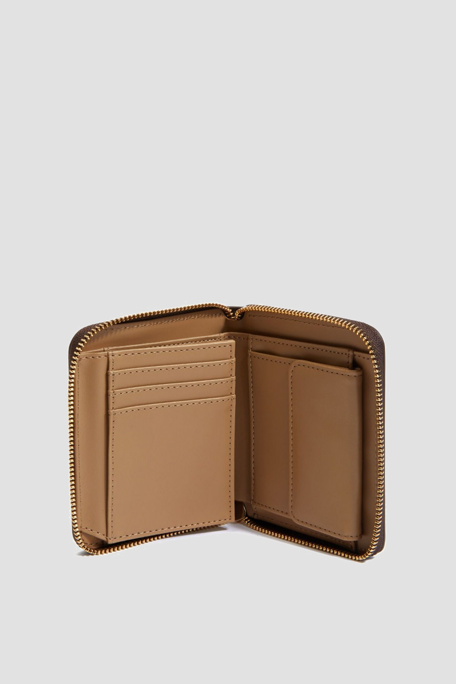 Женский темно-коричневый кошелек Moschino JC5613PP1N.KD0;301