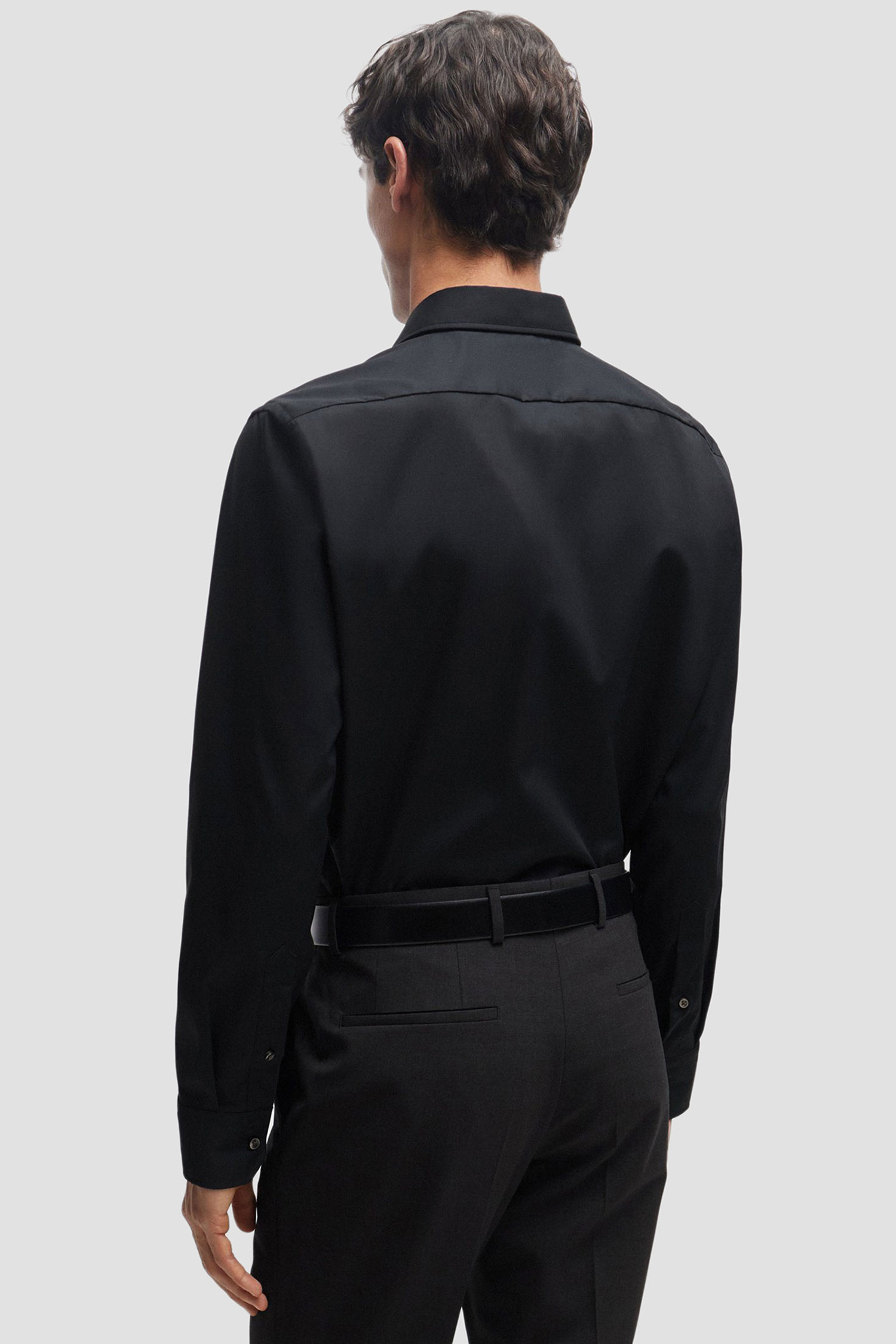 Мужская черная рубашка BOSS 50473265;001