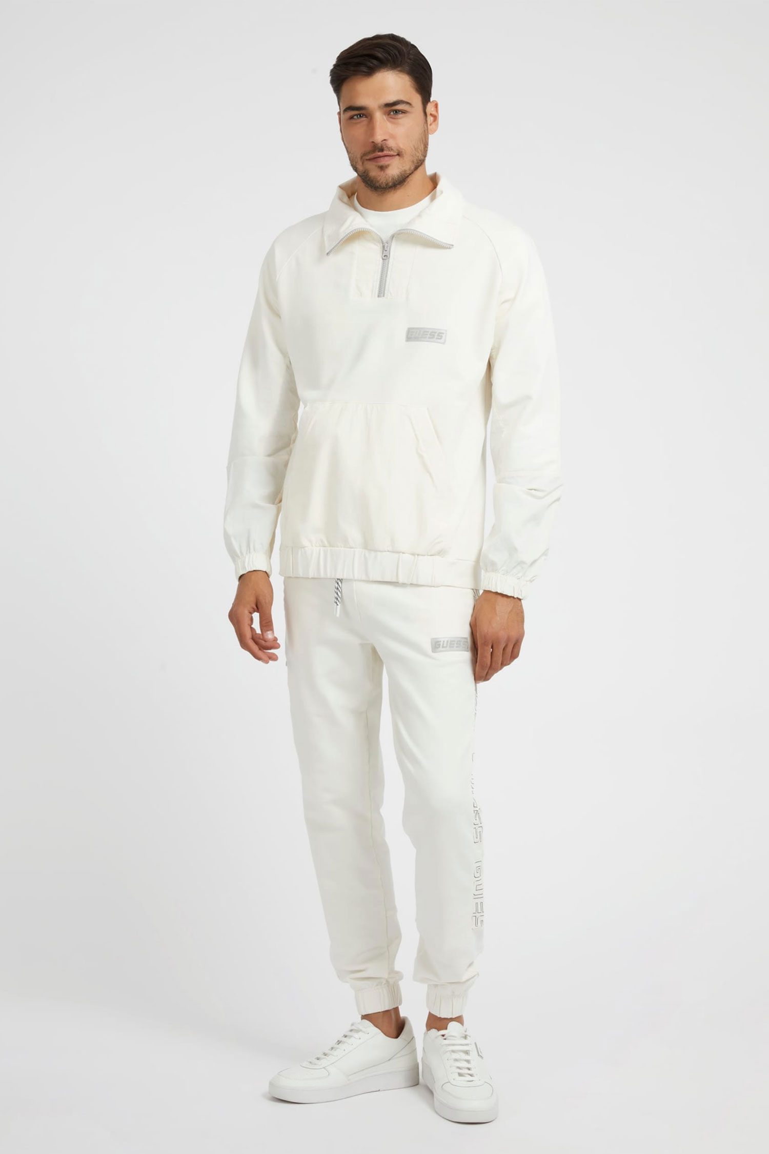 Мужская бежевая спортивная кофта Guess Z3YQ19.K6ZS0;G018