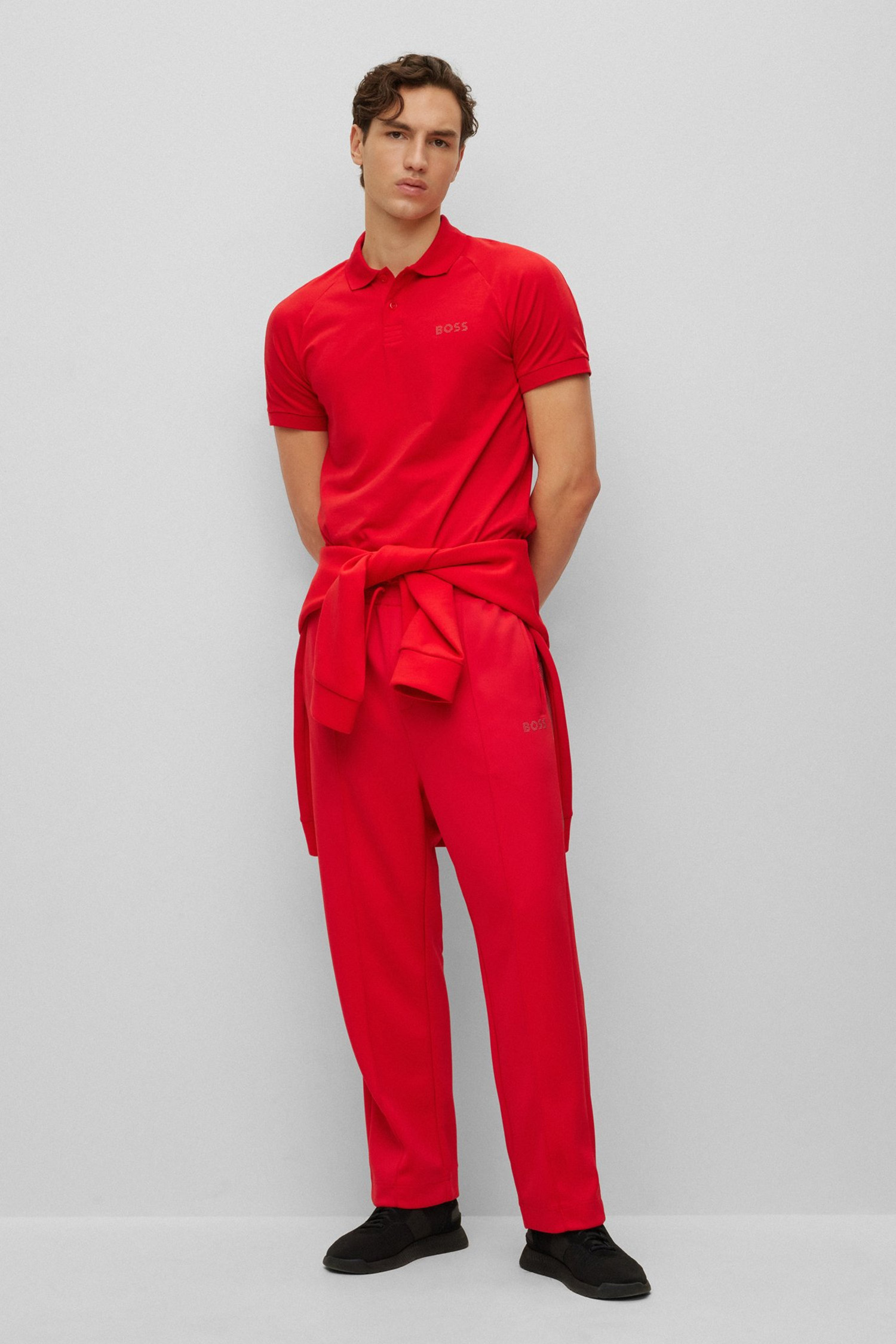 Мужские красные спортивные брюки BOSS 50485490;624