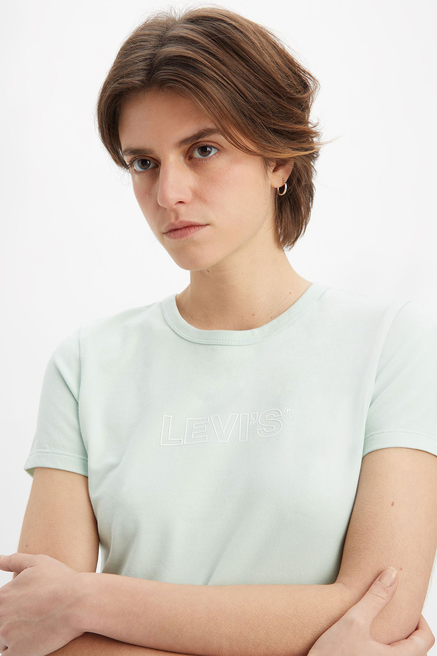Женская мятная футболка Levi’s® 17944;0034