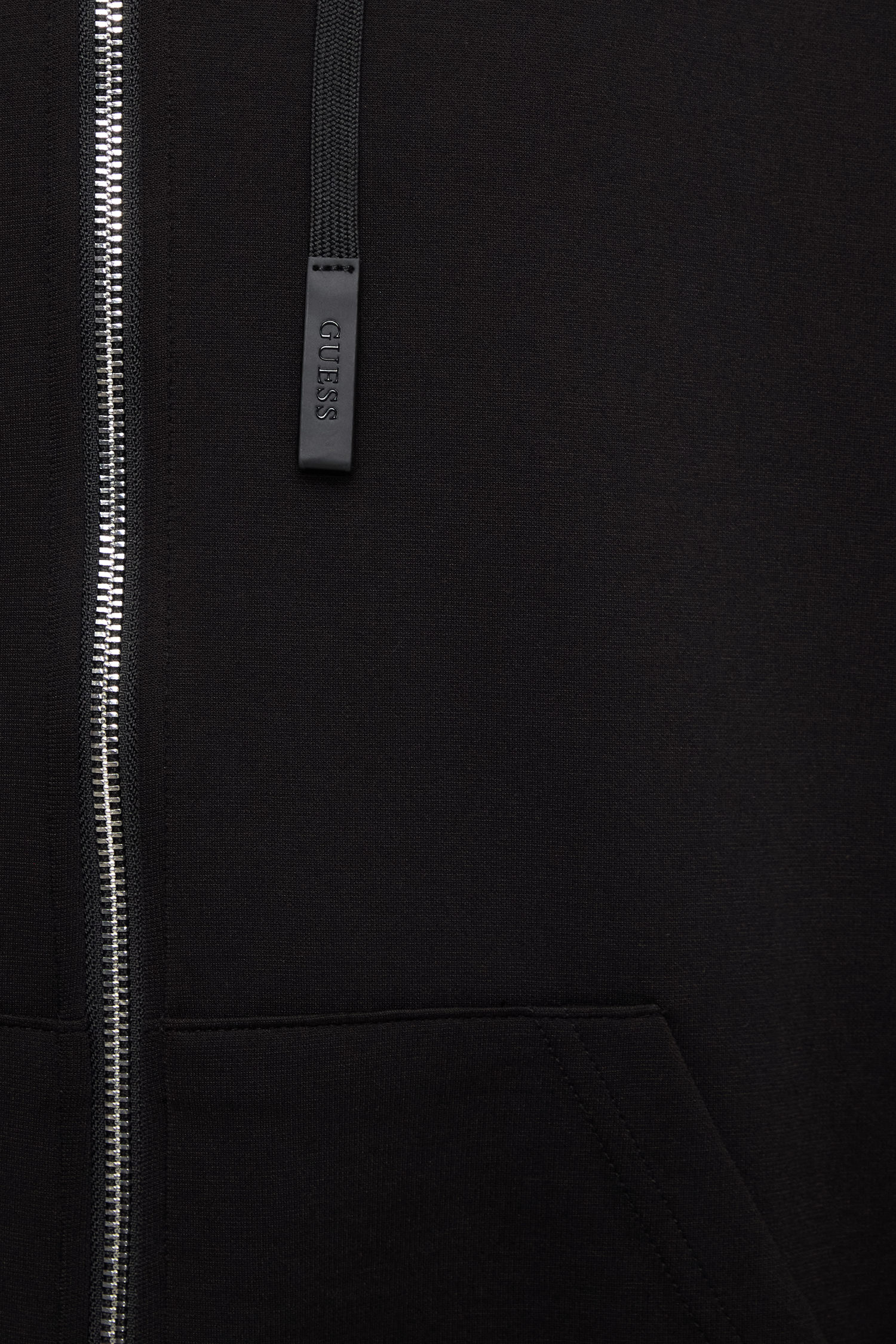 Чоловіча чорна кофта на блискавці Guess M6RQ05.KD132;JBLK