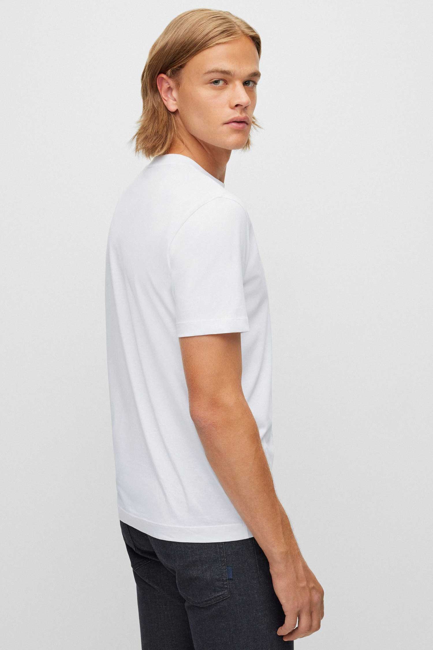 Чоловіча біла футболка BOSS 50468347;100