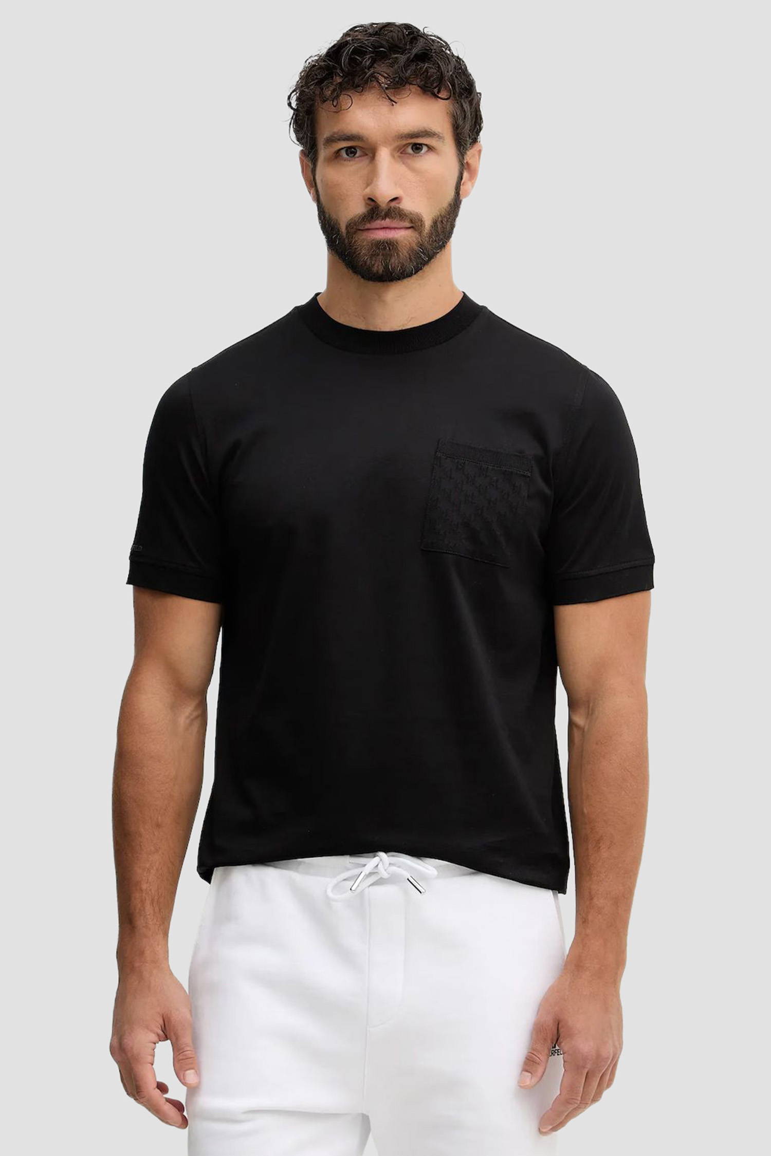 Мужская черная футболка Karl Lagerfeld 561200.755004;990