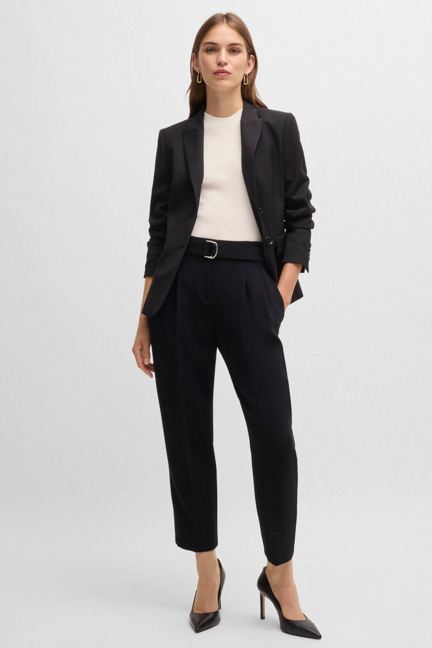 Женский белый топ BOSS 50473237;118