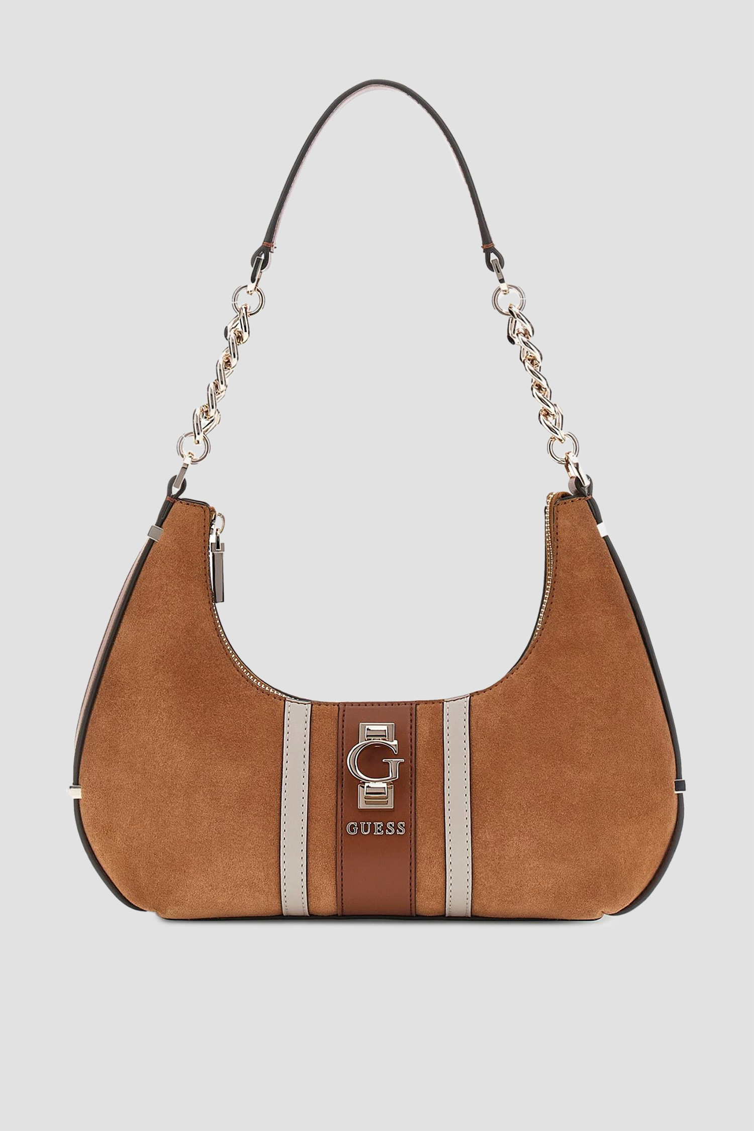 Женская коричневая замшевая сумка Guess HWSB78.38180;CGM — Ultrashop