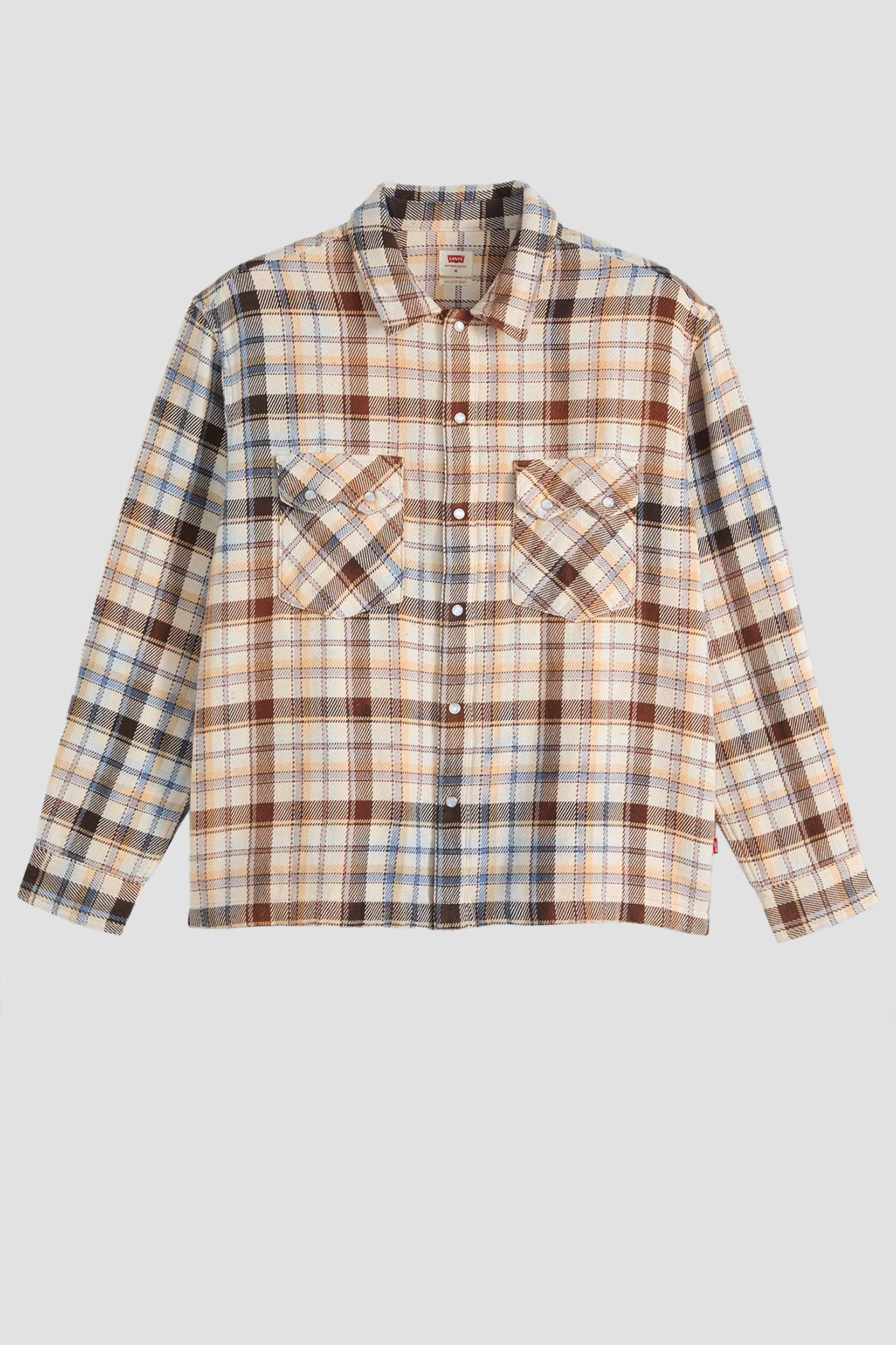 Мужская бежевая рубашка в клетку Levi’s® 0085P;0000