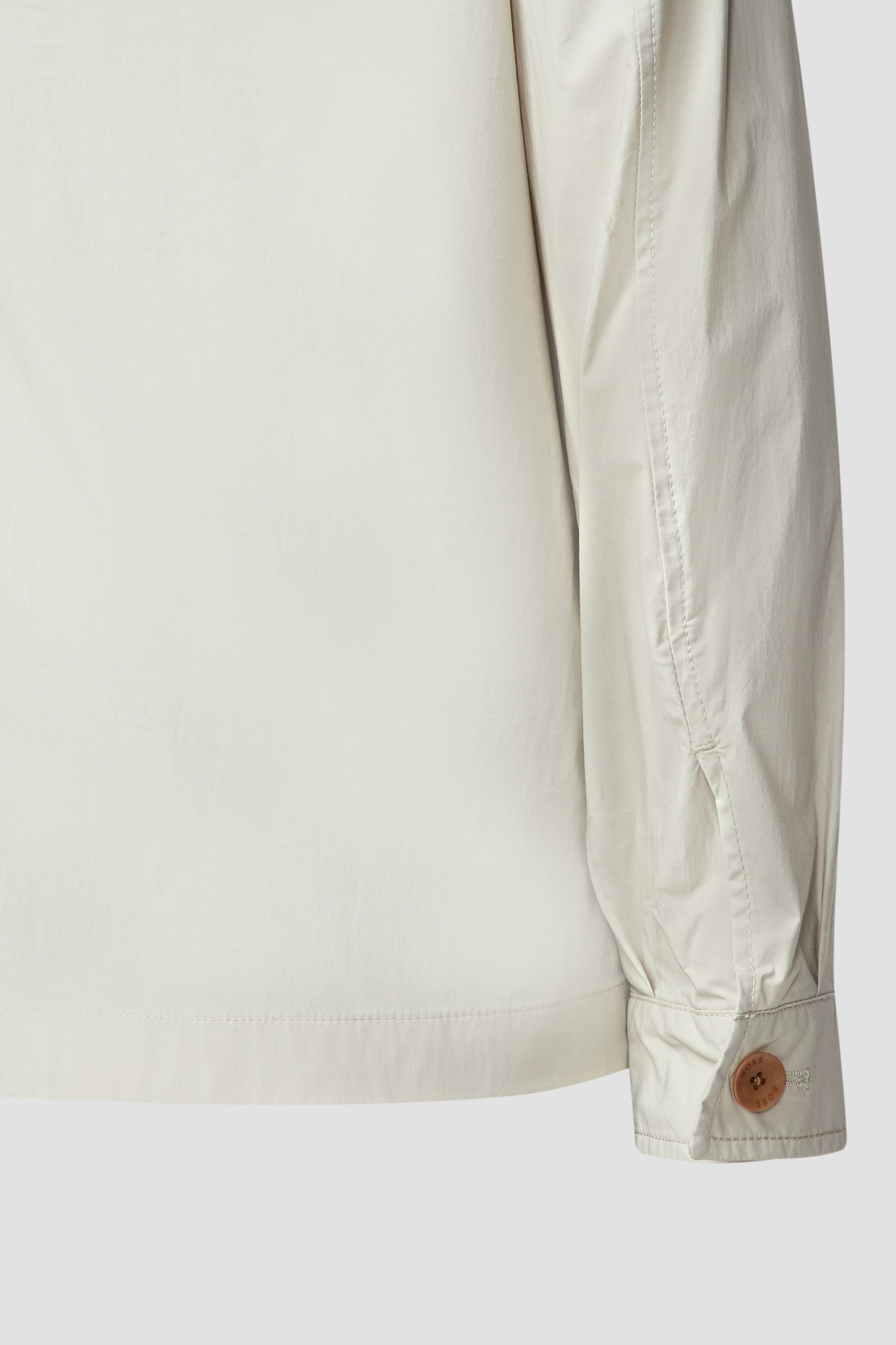 Мужская бежевая рубашка BOSS 50489405;271