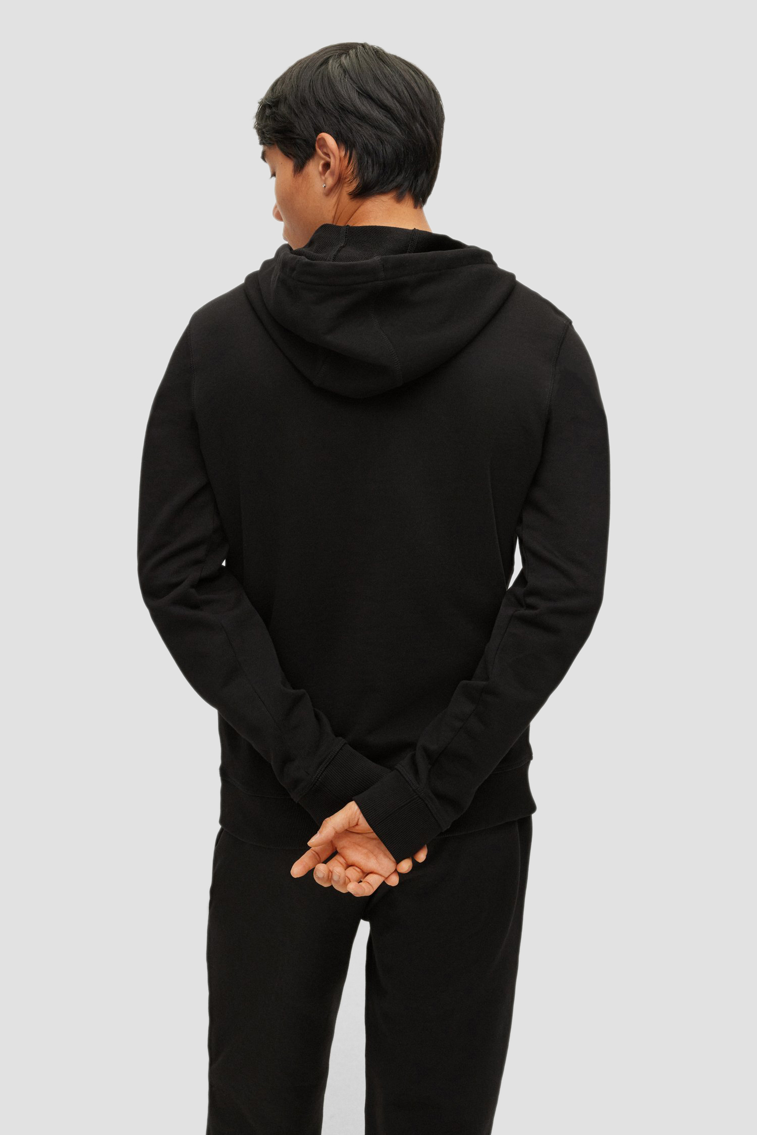 Чоловіче чорне худі HUGO 50458700;001