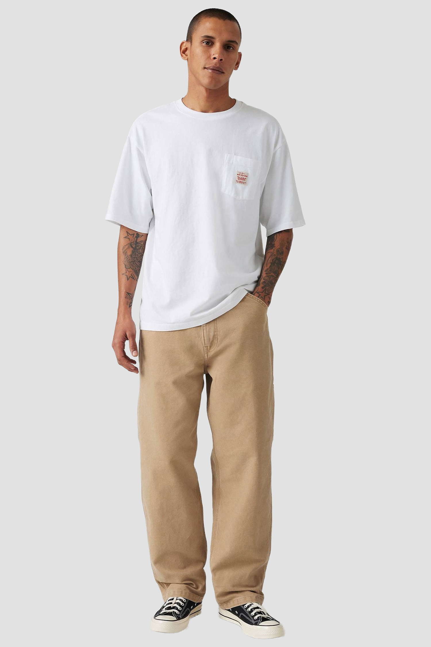 Чоловічі бежеві джинси 568™ Loose Straight Carpenter Levi’s® 55849;0067