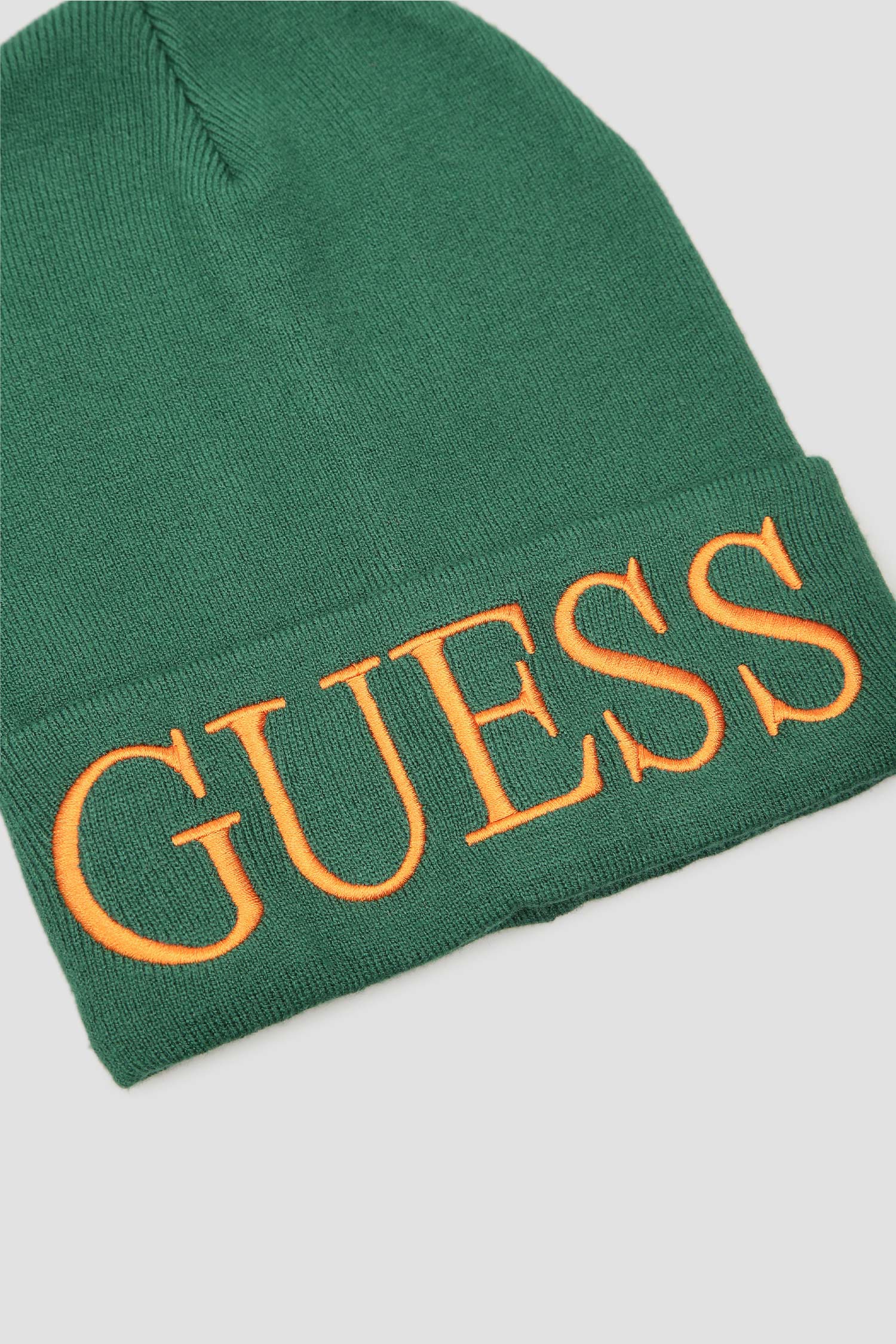 Женская зеленая шапка Guess AW8535.WOL01;FOR