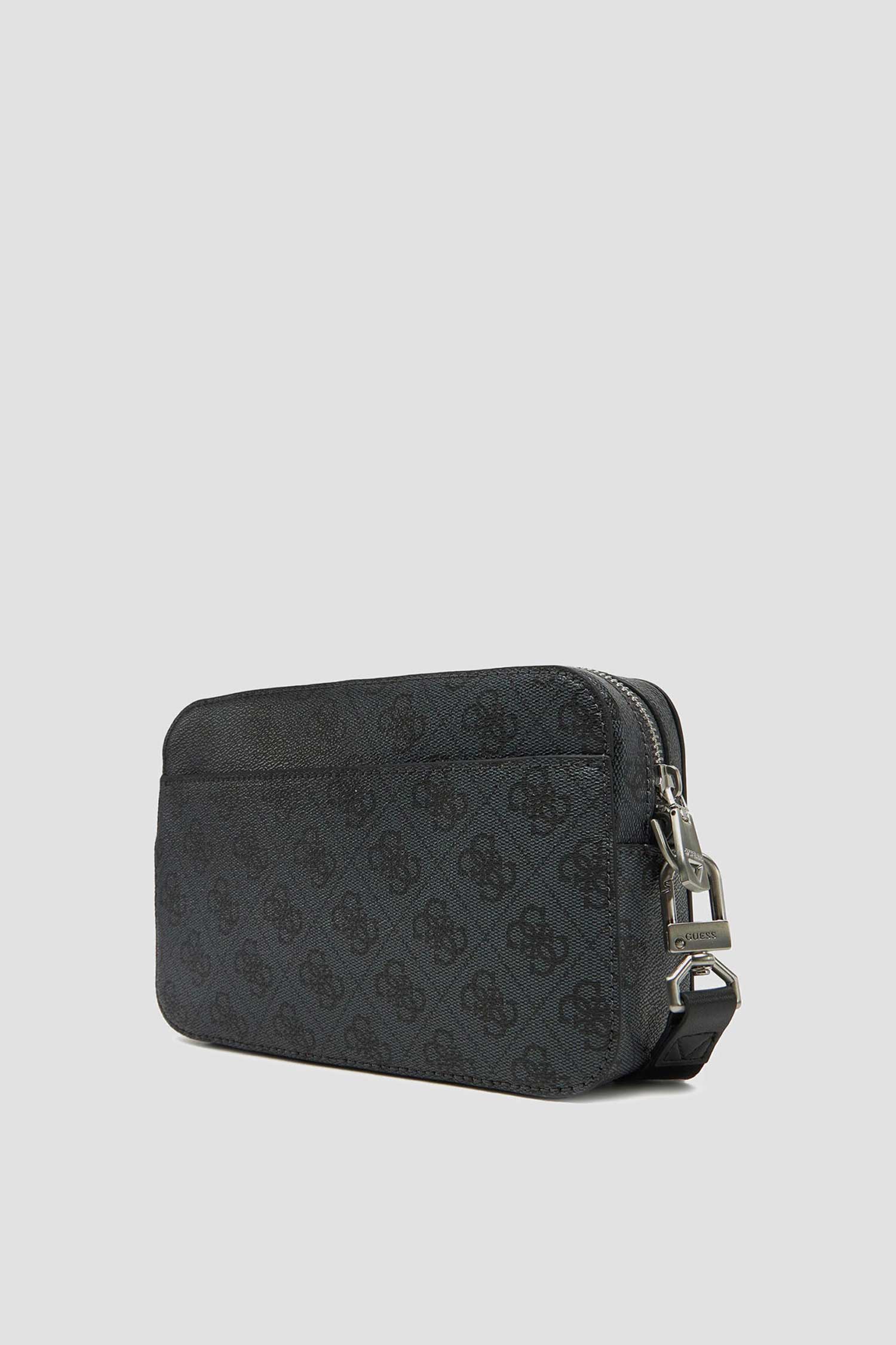 Мужская черная сумка с узором Guess PMMILO.P5245;BLA