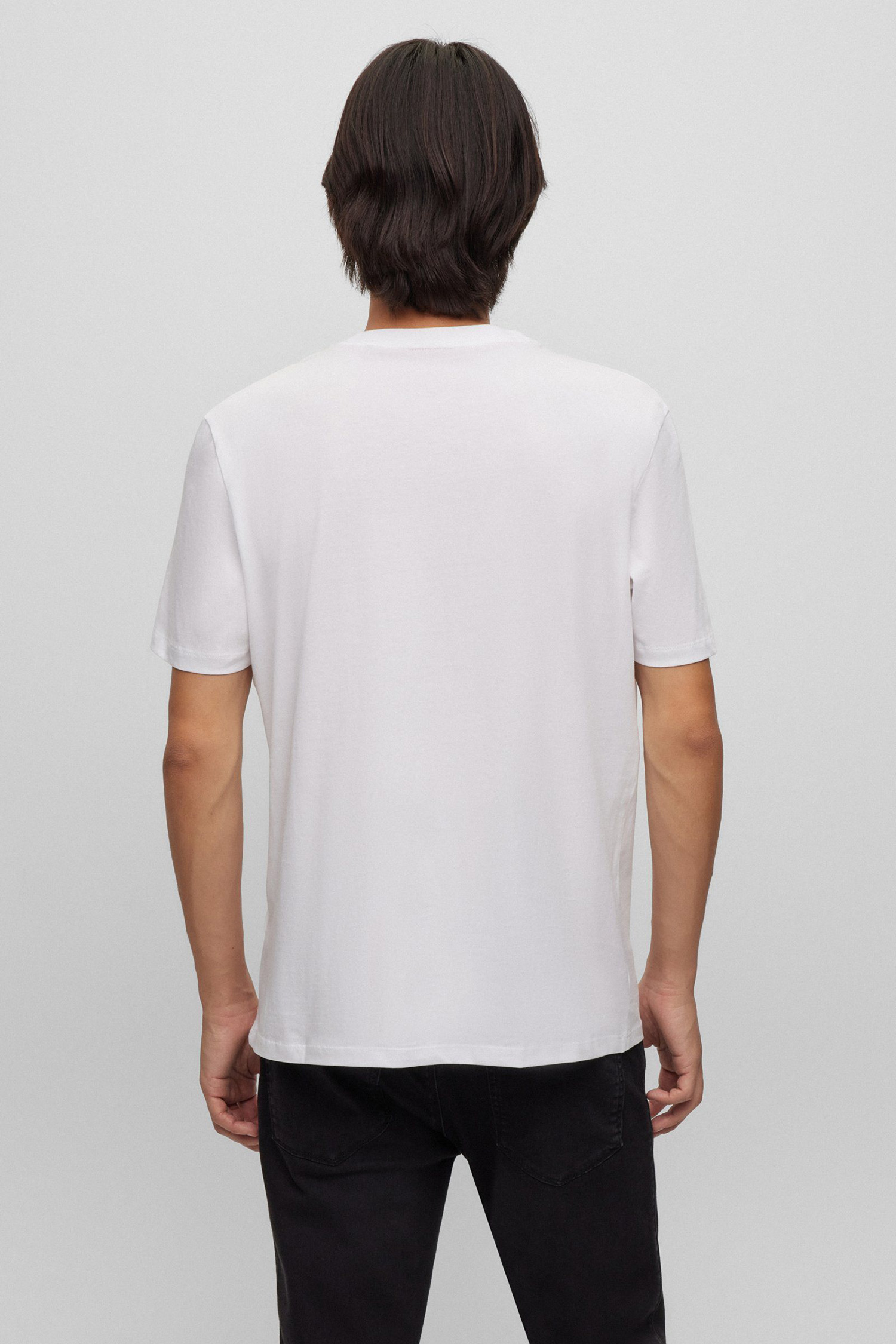 Мужская белая футболка HUGO 50466158;100