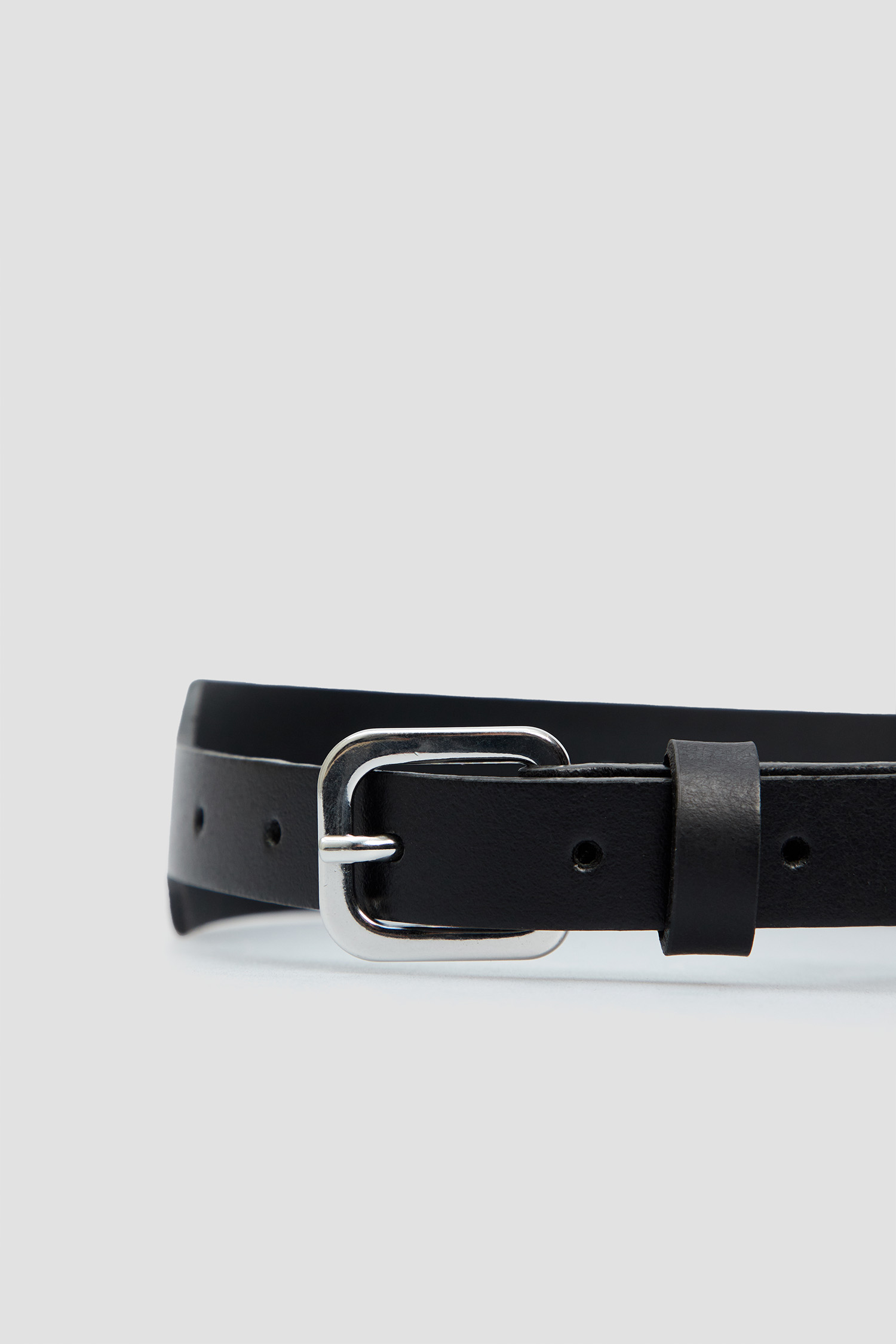 Женский черный кожаный ремень Levi’s® 235682;3.59