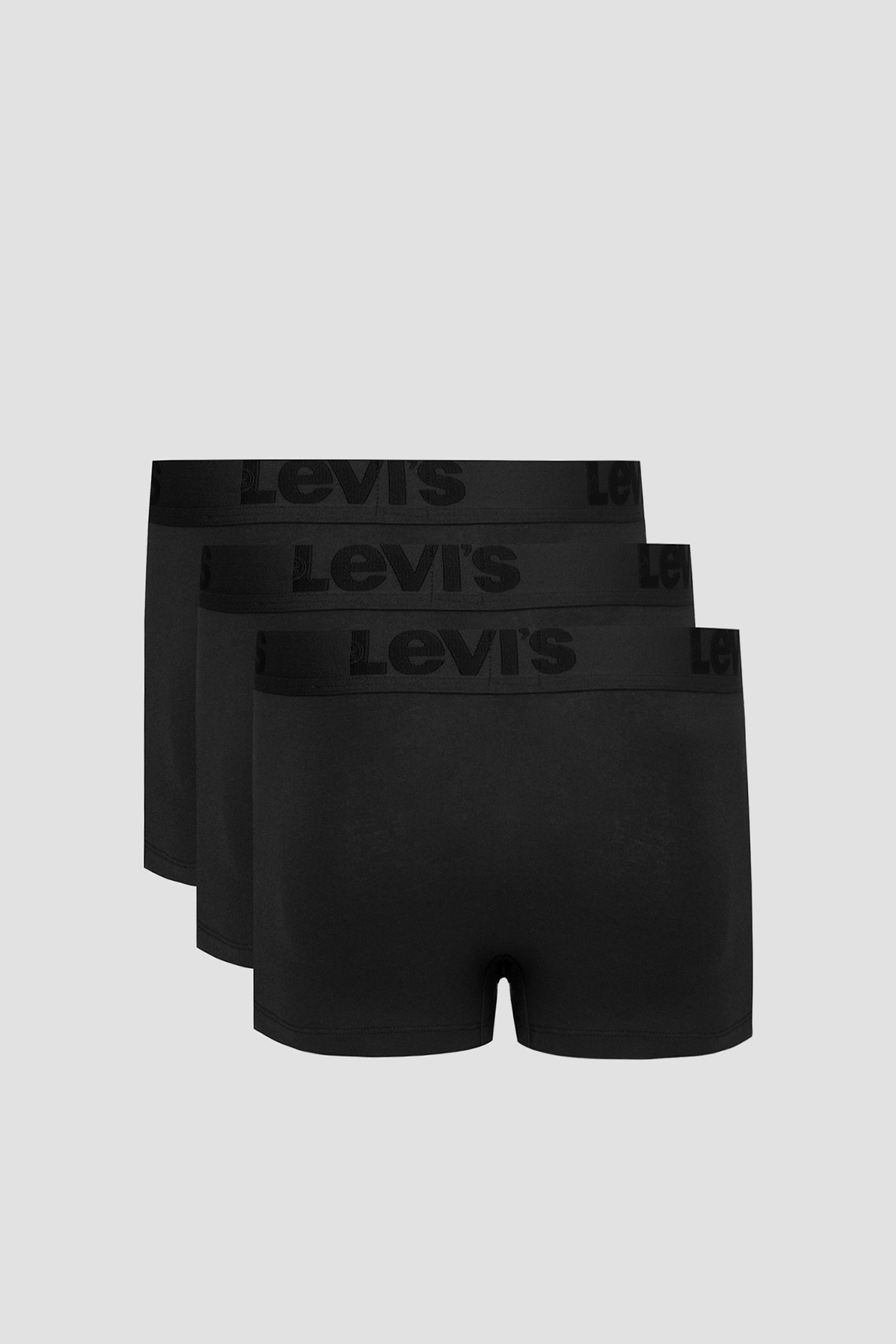 Мужские черные боксеры (3 шт) Levi’s® 905042001;001
