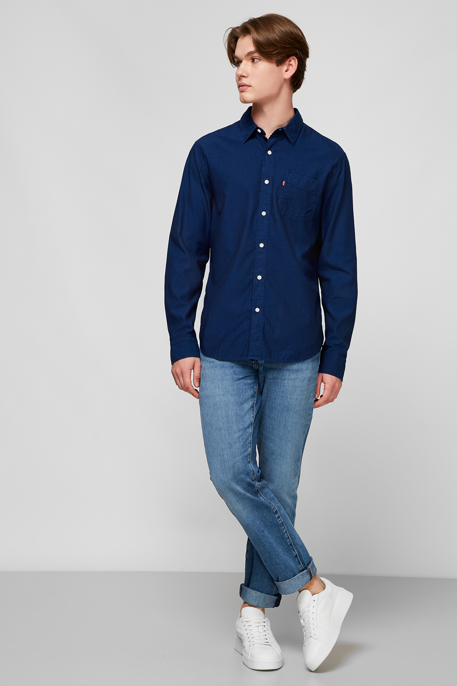 Темно-синя сорочка Standard для хлопців Levi’s® 85746;0022