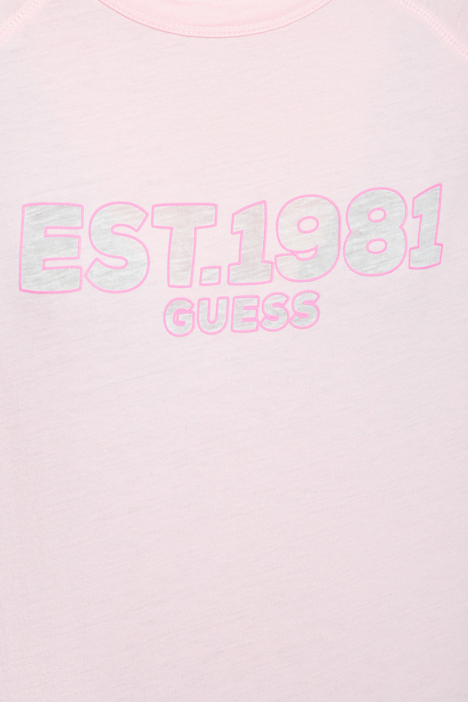 Женская розовая футболка Guess W3GI30.KBL20;G64W