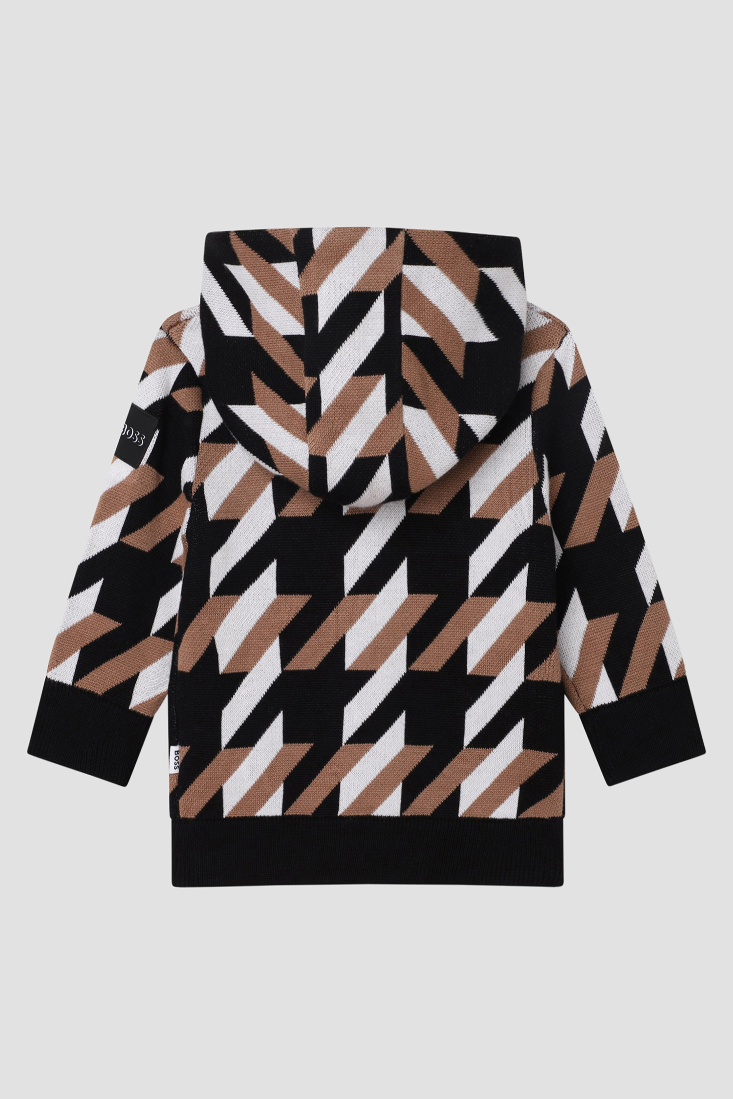 Дитяча кофта на блискавці з візерунком BOSS kids J05A41;M13