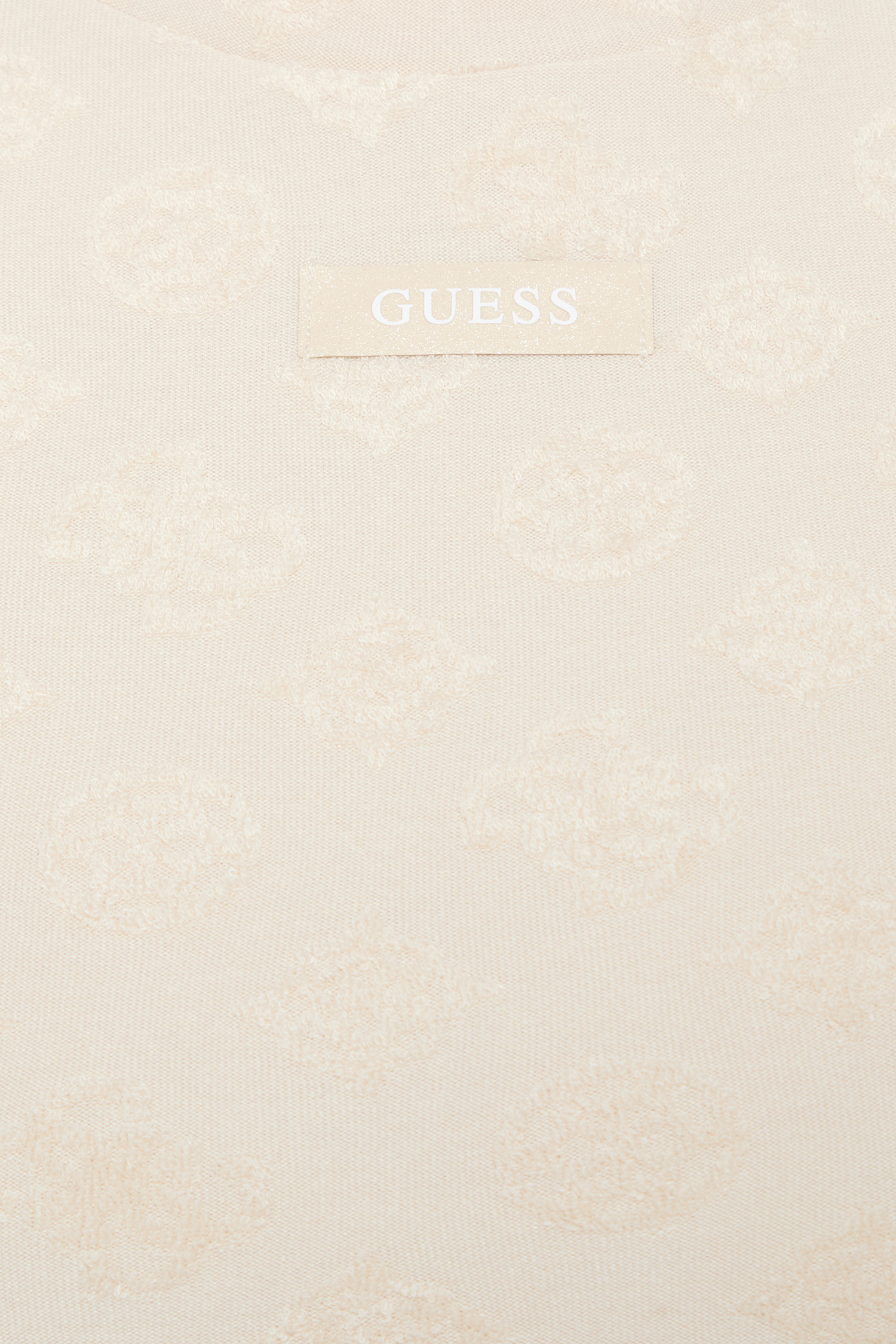 Женское бежевое платье с узором Guess V5GK07.KCT02;FNFN